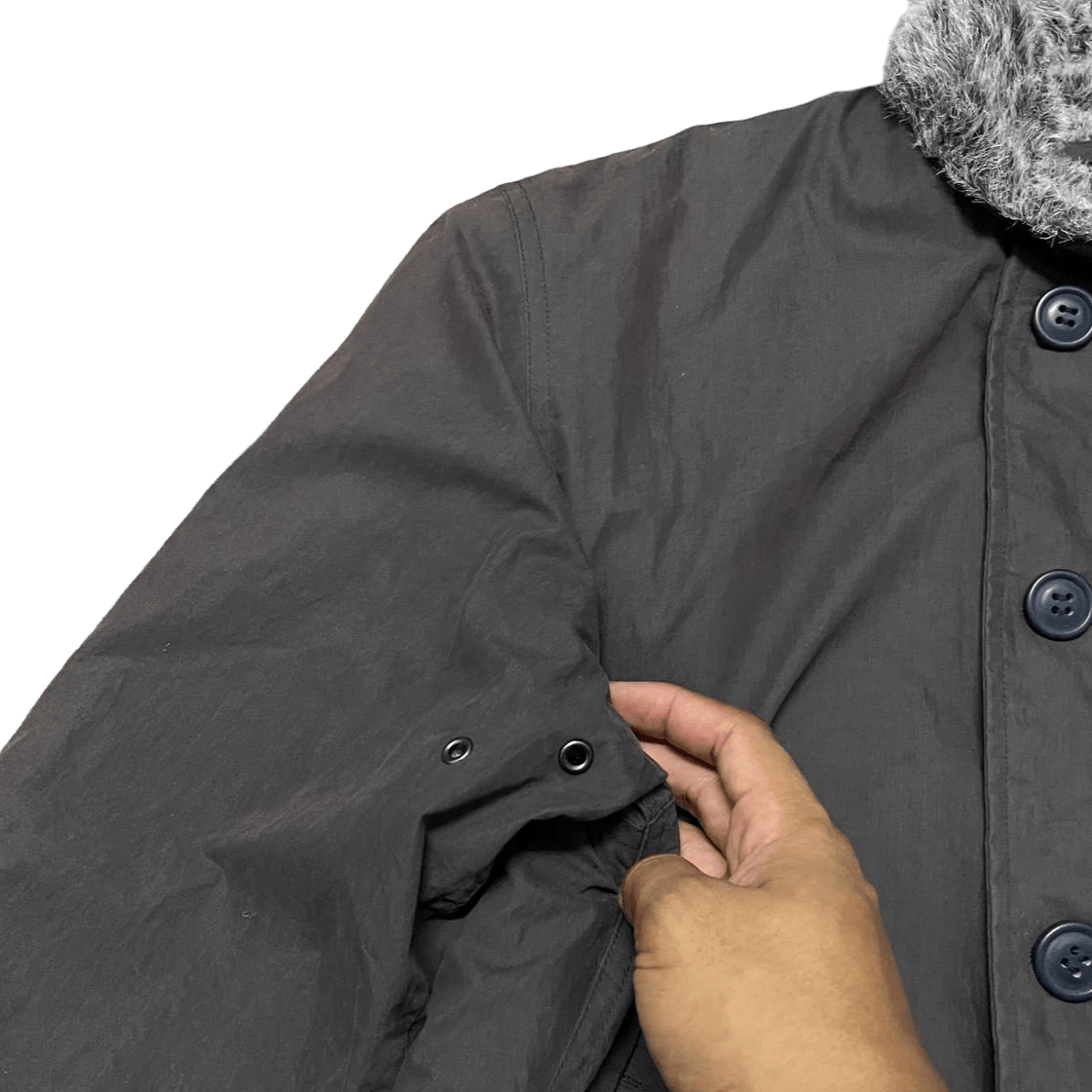 Alpha Industries 🔥Sample🔥 Vtg Alpha Industries N1 Deck Jacket Military Usn Size US M / EU 48-50 / 2 - 7 Thumbnail