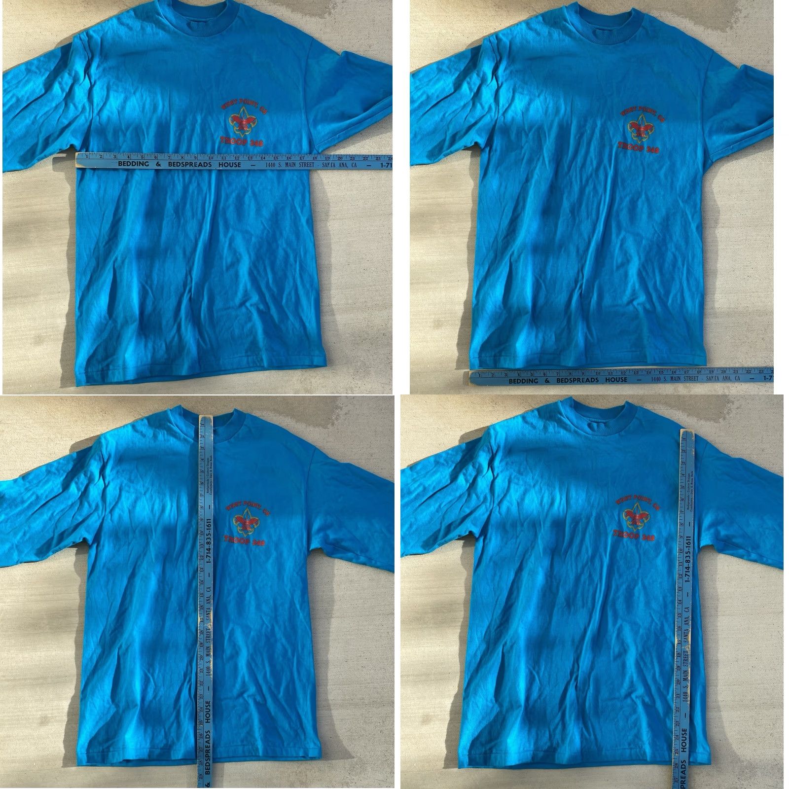 Hanes VINTAGE Westpoint Troop 348 Hiked There Climbed That Long Sleeve T-Shirt Size US M / EU 48-50 / 2 - 11 Thumbnail