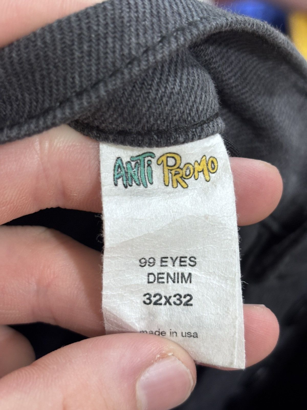 Matty Boy MATTY BOY ANTI PROMO 99 EYES DENIM BLACK/GREY Size US 32 / EU 48 - 8 Thumbnail