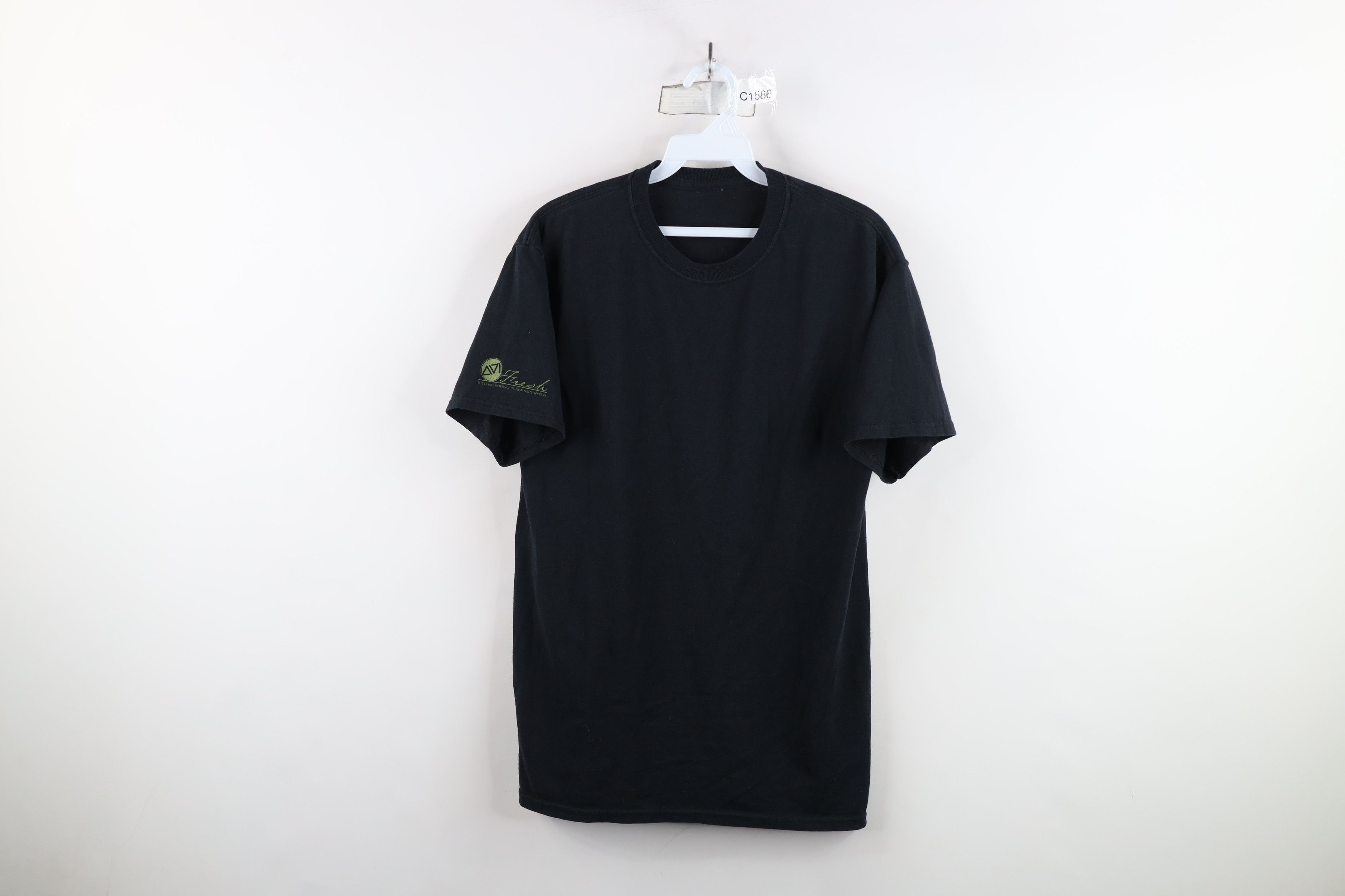 Vintage Vintage 90s Streetwear Short Sleeve T-Shirt Black Cotton Size US S / EU 44-46 / 1 - 1 Thumbnail
