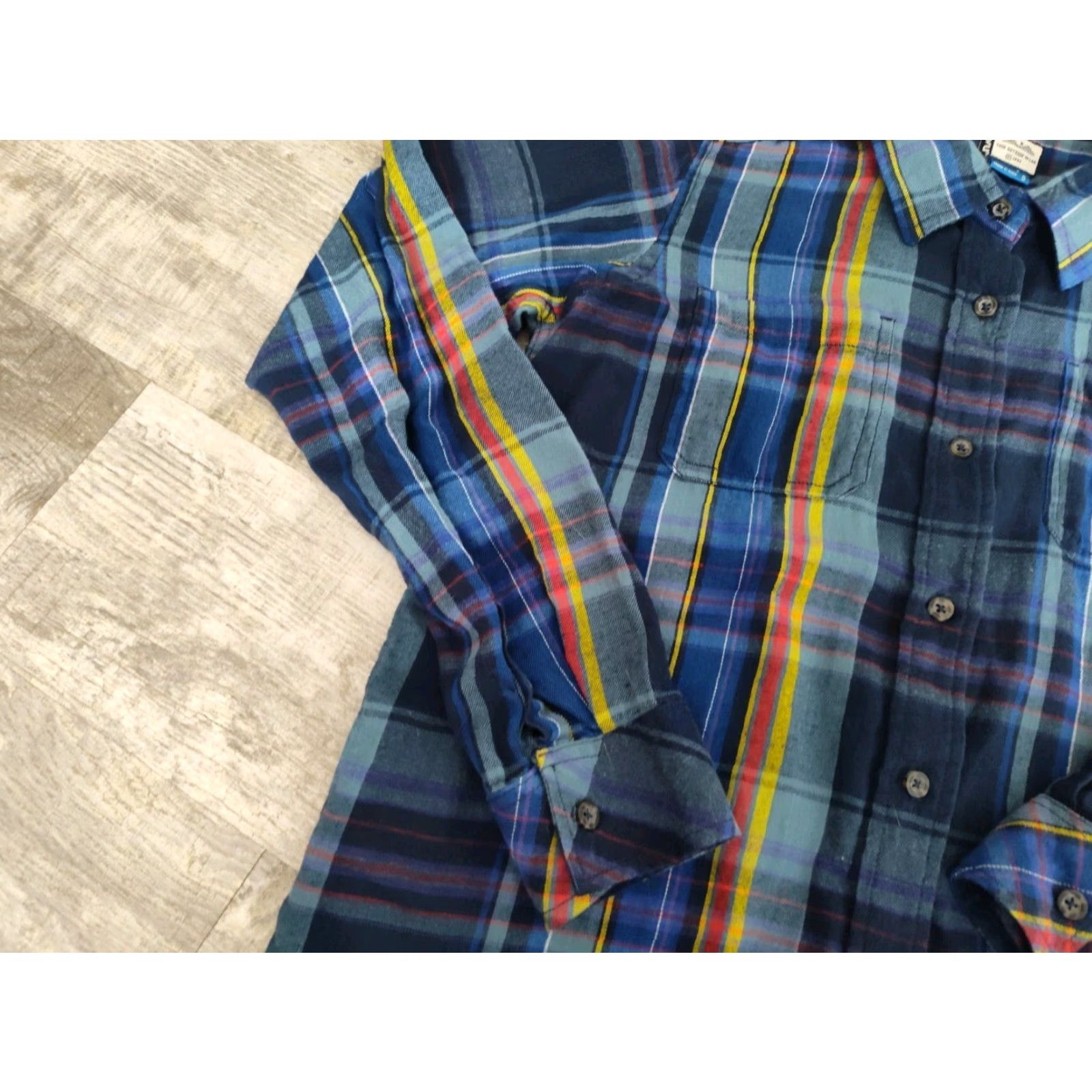 KAVU VINTAGE KAVU Women's Plaid Flannel Shirt Casual Outdoor Hiking Blue Yellow Red Size Small Size S / US 4 / IT 40 - 5 Thumbnail