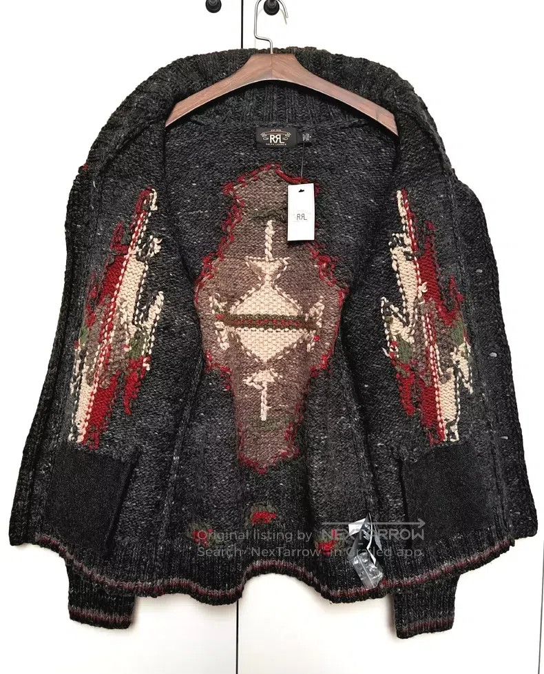RRL Ralph Lauren RRL Ralph Lauren Hand woven wool silk blended cardigan swe Size US M / EU 48-50 / 2 - 5 Thumbnail