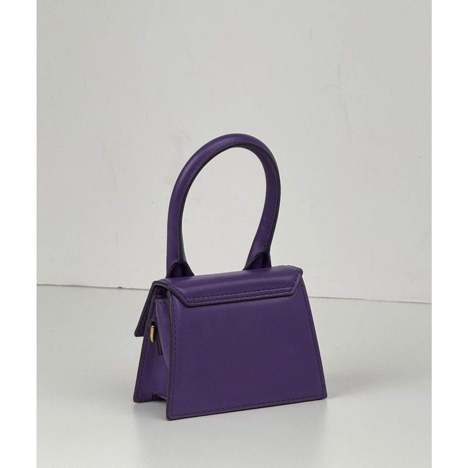 Jacquemus Jacquemus Le Chiquito Top-handle Mini Bag in Purple Size ONE SIZE - 3 Thumbnail