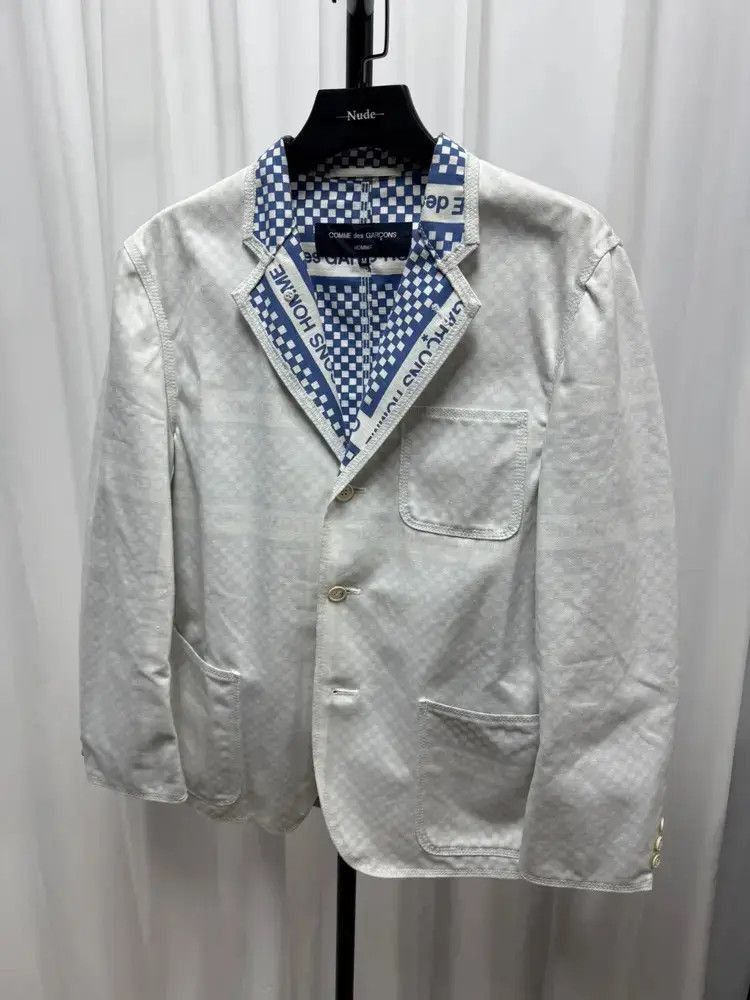 Comme Des Garcons Homme Plus Comme Des Garçons Homme Track Suit(Trousers Included) in White (Size Medium)