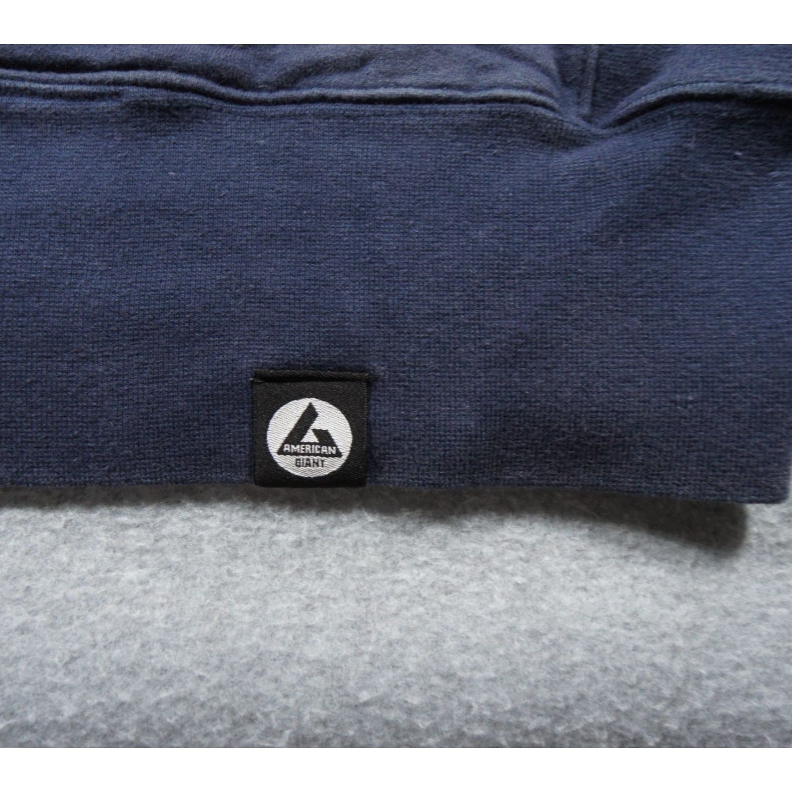 Vintage American Giant Sweatshirt Full Zip Fleece Mock Neck Blue Adult XL Mens Size US XL / EU 56 / 4 - 3 Thumbnail