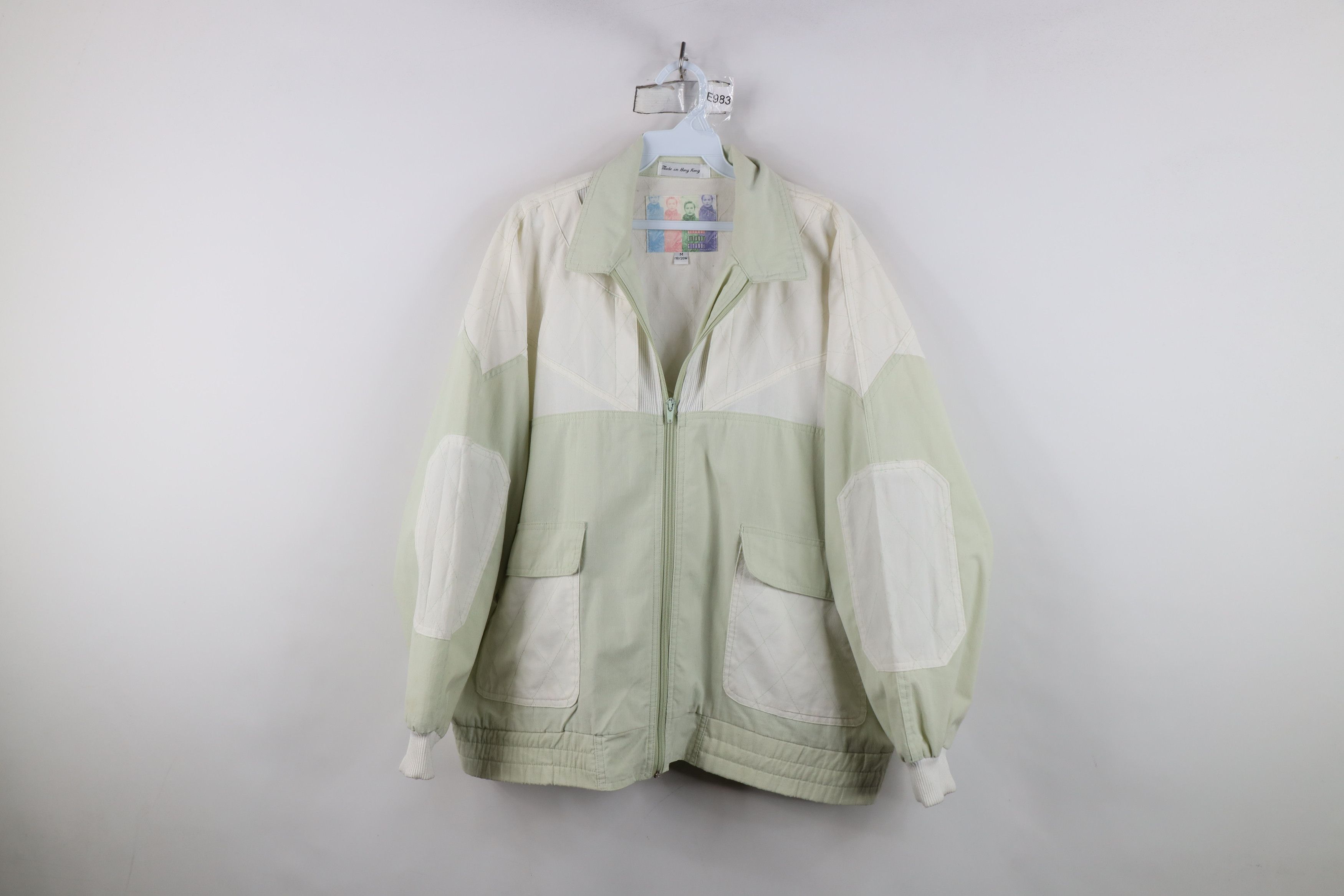 Vintage Vintage 90s Streetwear Baggy Big Pocket Jacket Green Size 3XL / US 20-22 - 1 Thumbnail