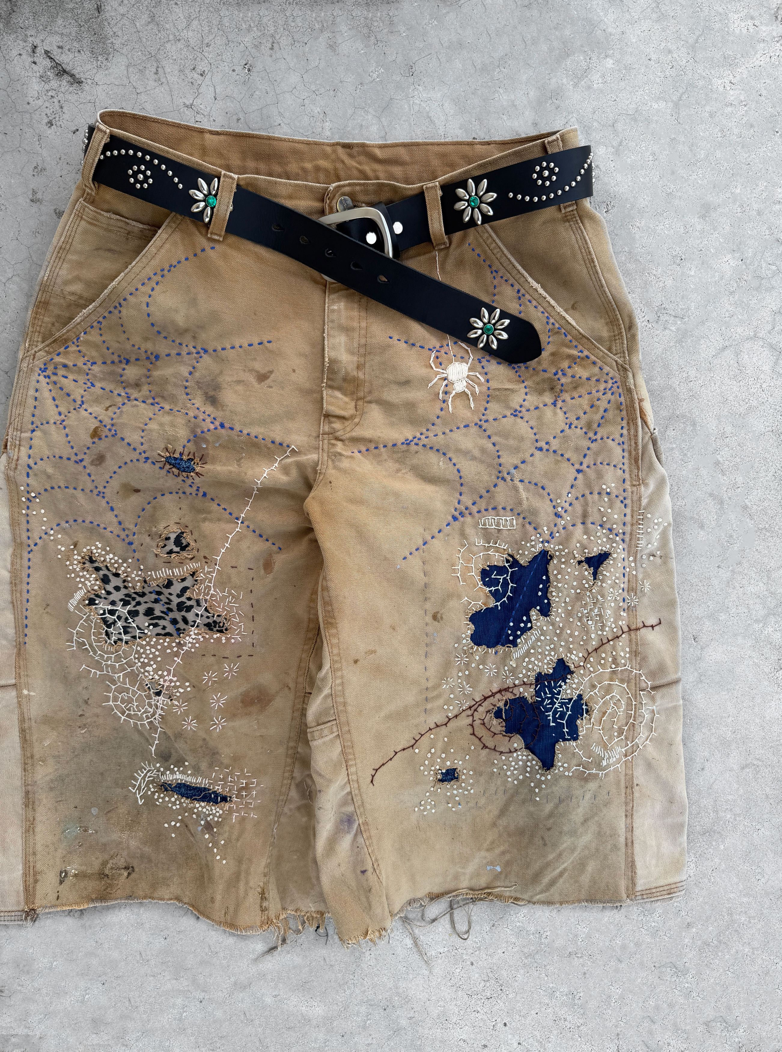 Japanese Brand Boro Patchwork Carhartt Carpenter Size US 33 - 8 Thumbnail