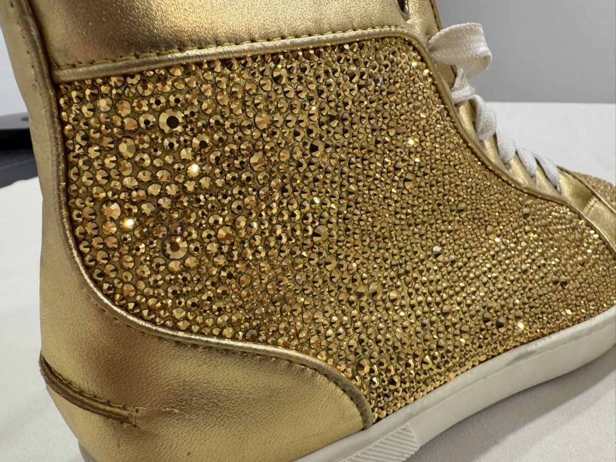 Christian Louboutin Louis Strass Flat Gold Size US 10 / EU 43 - 6 Thumbnail