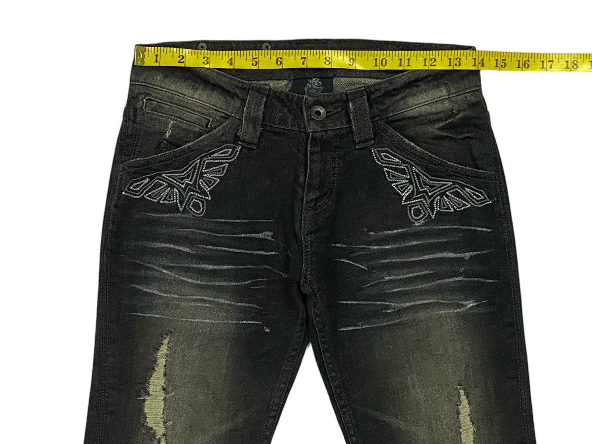 semanticdesign Semantic Design Flare Ripped Distressed Jeans Size 28" / US 6 / IT 42 - 4 Thumbnail