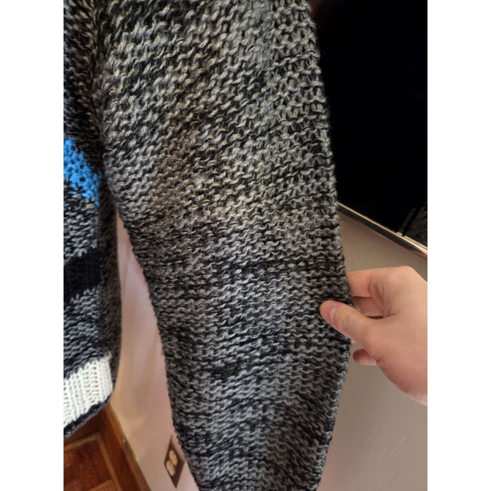 Vintage VINTAGE W.R. Gass Geometric Hand Knit Sweater Mens M Size US M / EU 48-50 / 2 - 6 Thumbnail