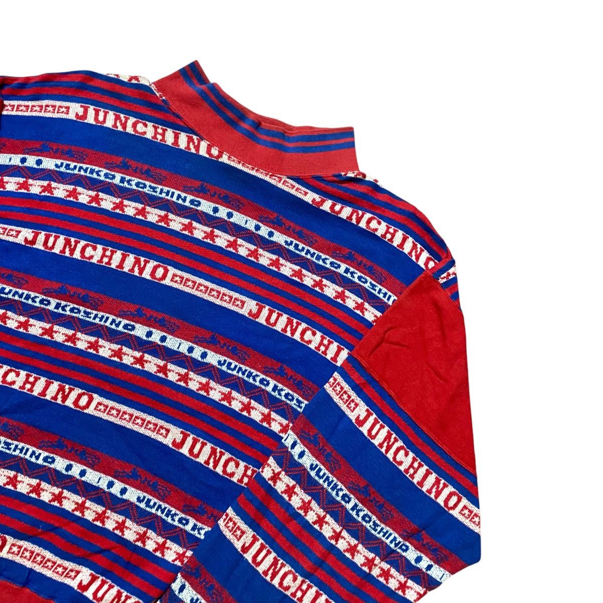 Designer × Mr. Junko × Vintage Vintage Junchino Junko Koshino Striped Sweatshirts Size US L / EU 52-54 / 3 - 5 Thumbnail