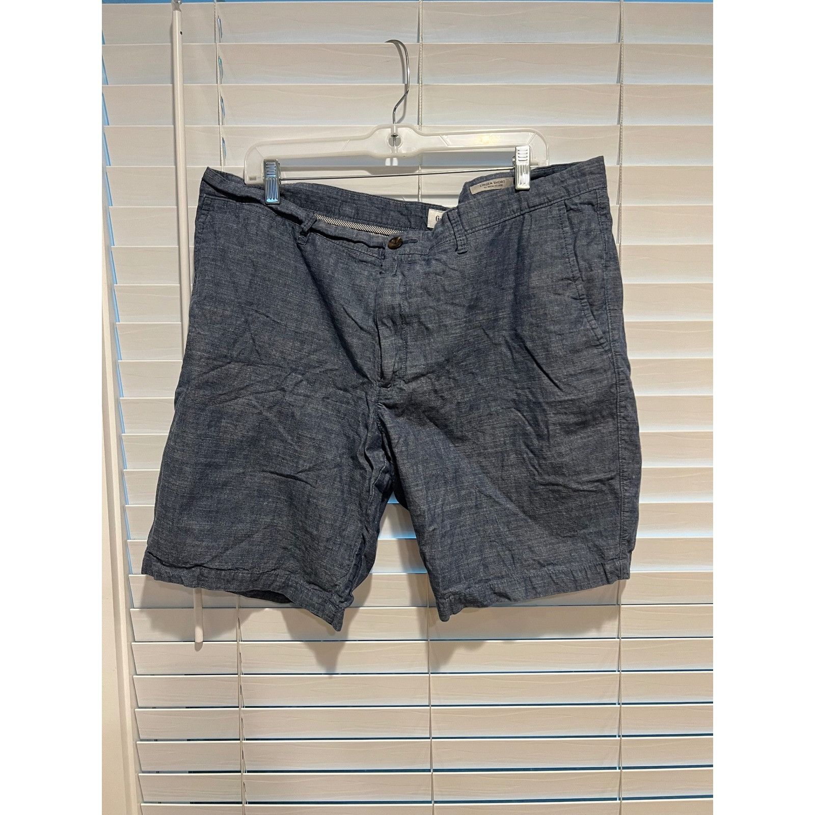 Other Goodfellow & Co. Men's Linden Short Blue Cotton Blend Size 4 Size US 40 / EU 56 - 1 Thumbnail