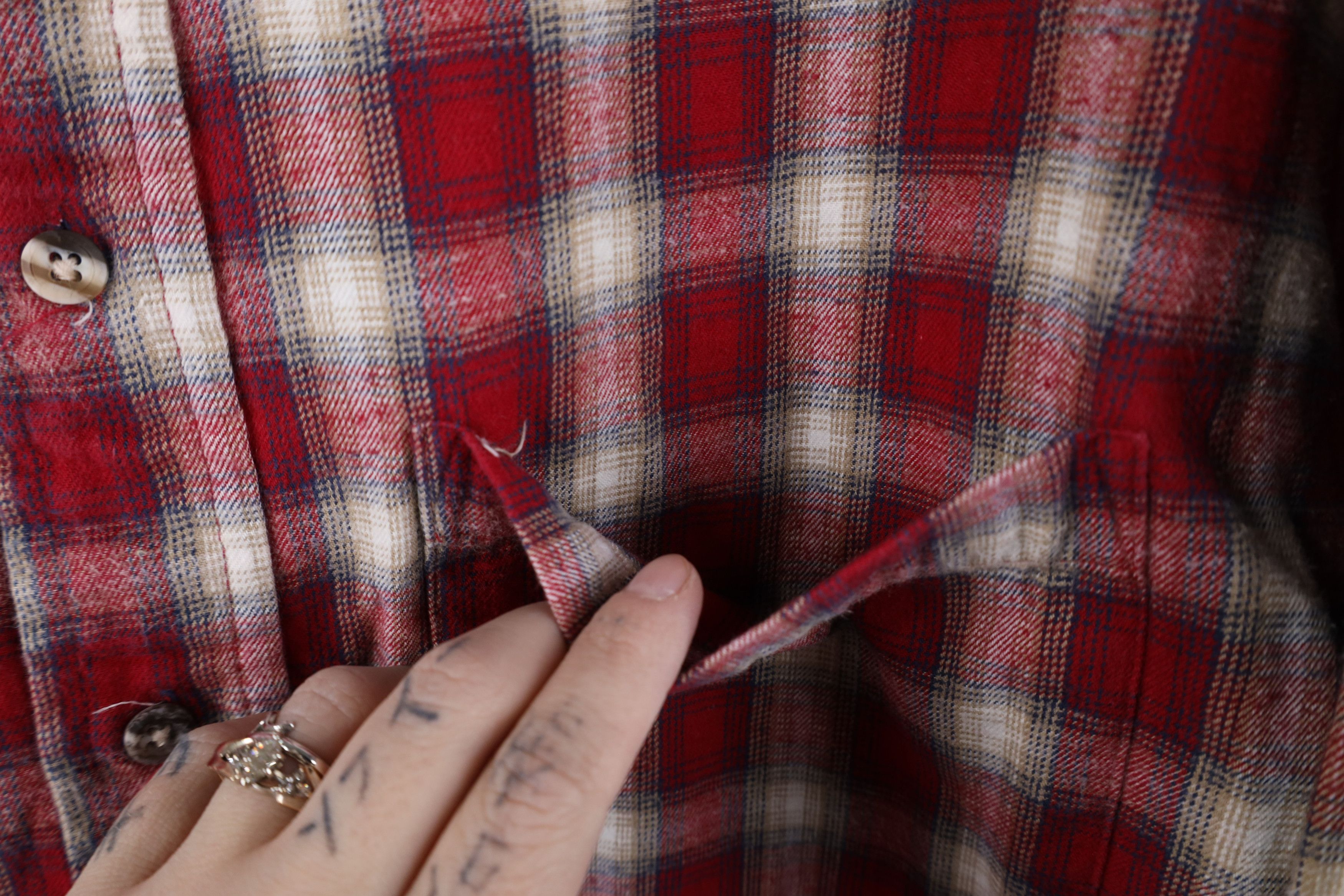 Vintage Vintage 90s Streetwear Flannel Collared Button Down Shirt Size US M / EU 48-50 / 2 - 7 Thumbnail