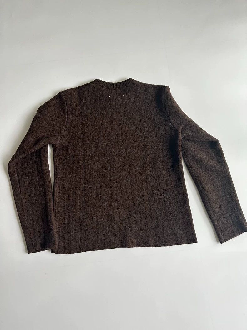 Maison Margiela Maison Margiela Burgundy Crew Neck Sweater by Margiela-250 Size US M / EU 48-50 / 2 - 3 Thumbnail