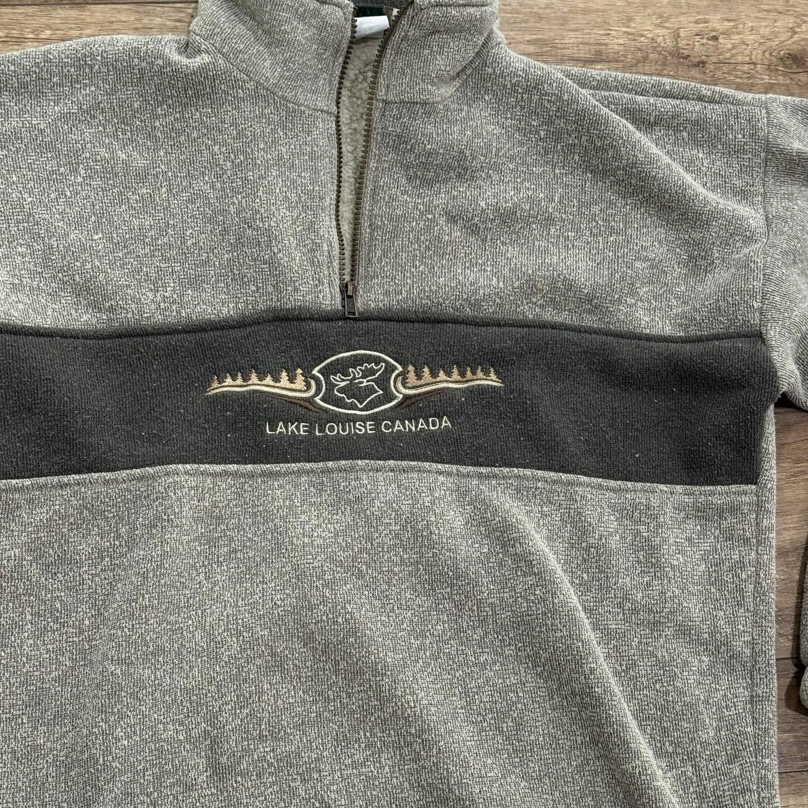 Other Vintage Lake Louise Canada Quarter Zip Pullover Size US S / EU 44-46 / 1 - 2 Thumbnail