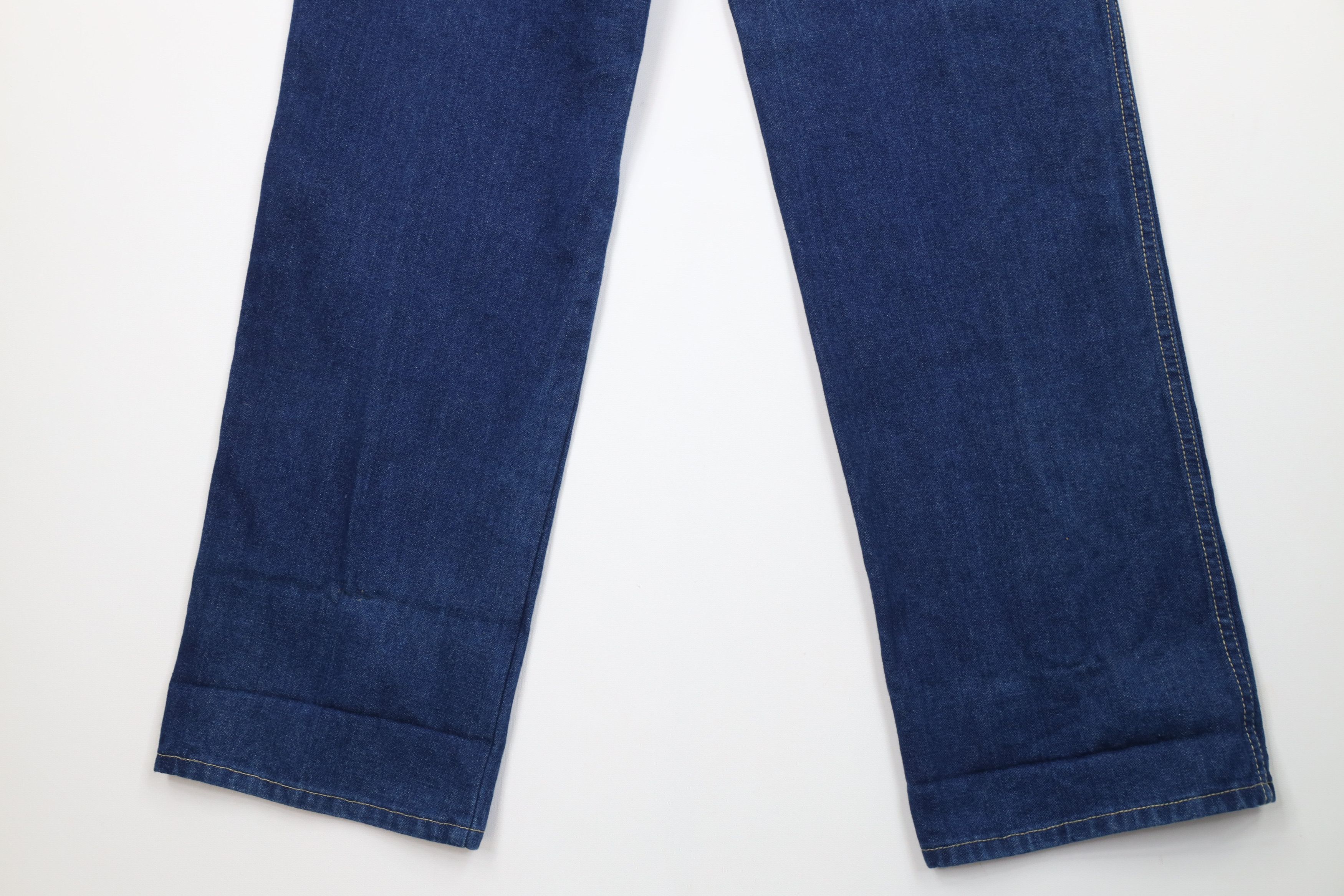 Vintage Vintage 70s Streetwear Utility Wide Leg Denim Jeans Blue Size US 34 / EU 50 - 11 Thumbnail