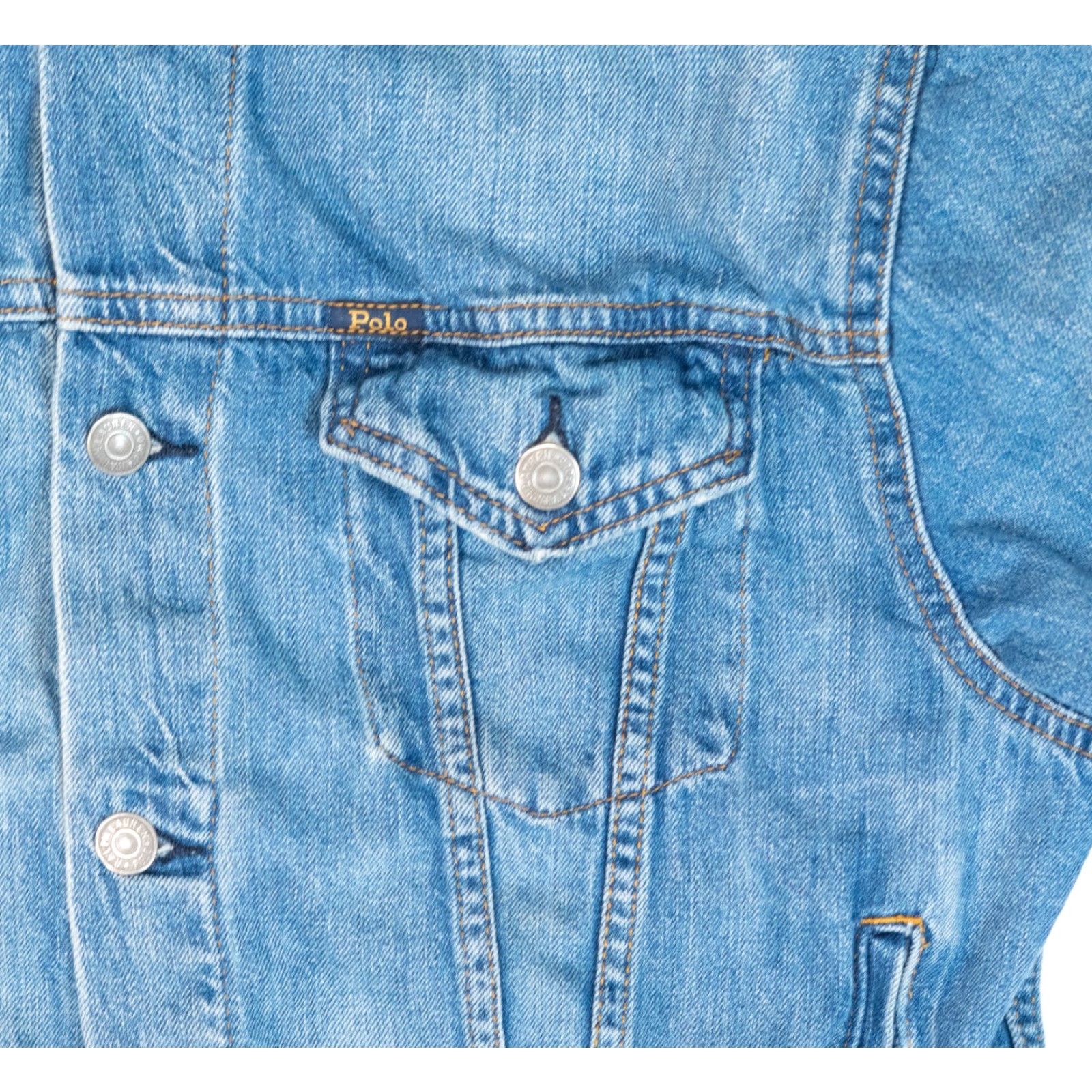 Polo Ralph Lauren **Polo Ralph Lauren Denim Jean Jacket XL Crop Blue** User: **Polo Ralph Lauren Denim Jean Jacket Size XL Crop Blue** Size 40" / US 18 - 2 Thumbnail