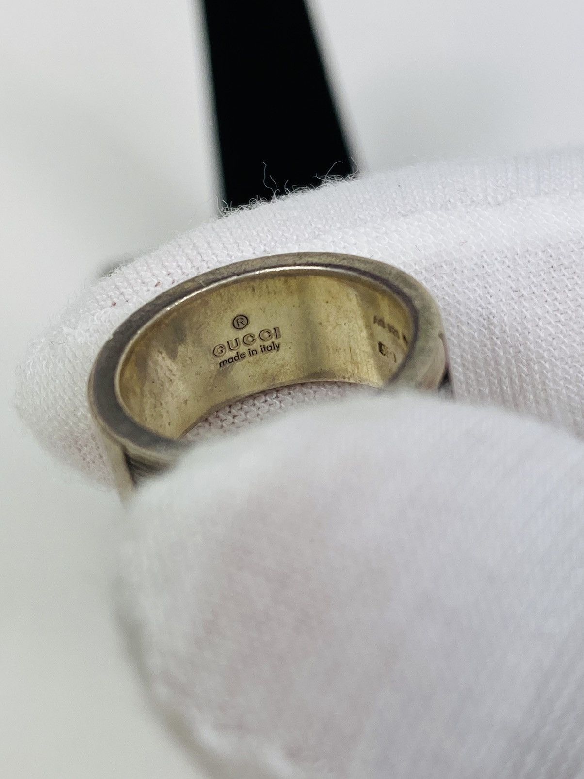 Gucci Gucci .925 Silver G Ring IT 7 Size ONE SIZE - 4 Thumbnail