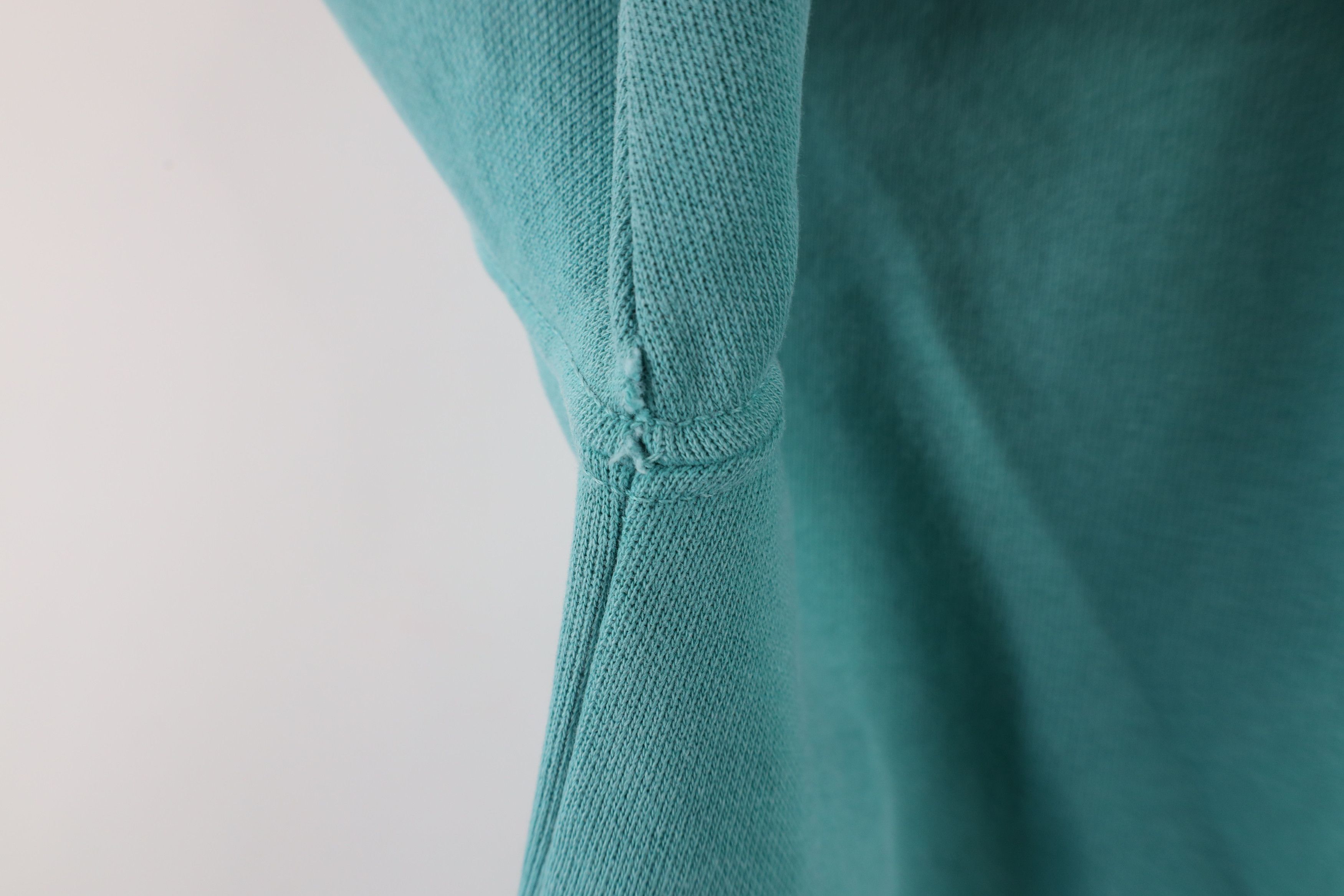 Vintage Deadstock Vintage 90s Streetwear Stonewash Sweatshirt Teal Size US XL / EU 56 / 4 - 5 Thumbnail