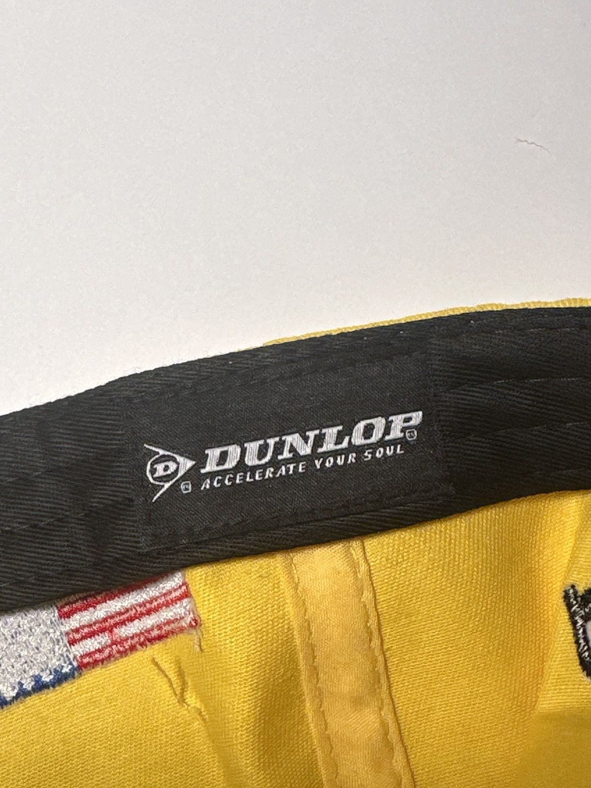 Vintage 🇺🇸🦅 DUNLOP MOTORCYCLE HAT 🦅🇺🇸 Size ONE SIZE - 6 Thumbnail