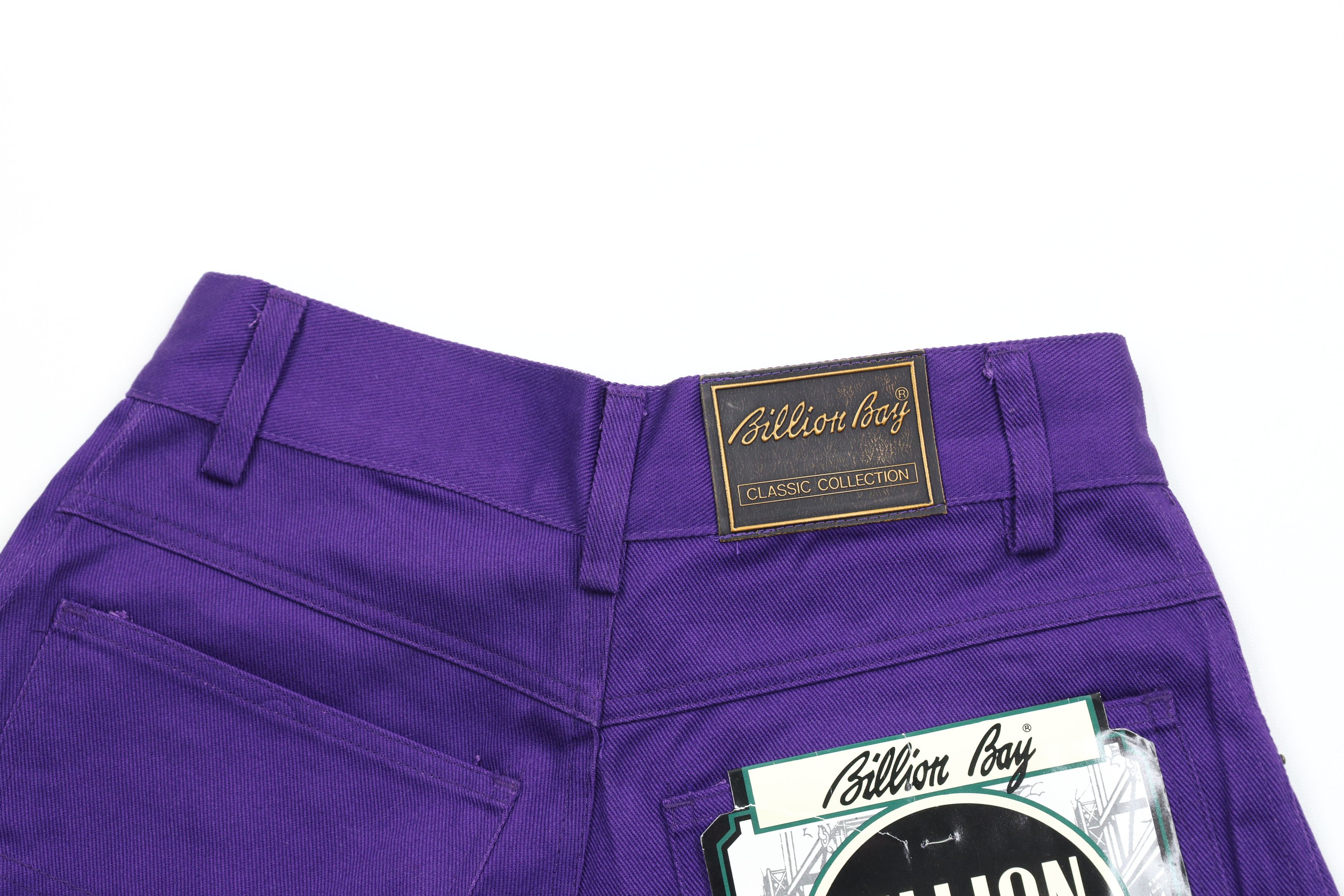 Vintage Deadstock Vintage 90s Streetwear Denim Shorts Jorts Purple Size US 30 / EU 46 - 7 Thumbnail