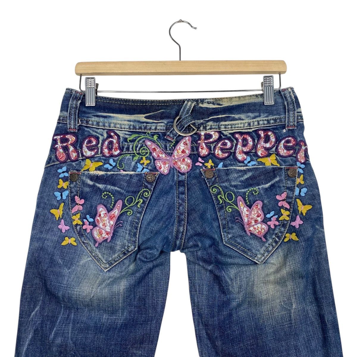 Japanese Brand Red Pepper flare denim japan Size 26" / US 2 / IT 38 - 8 Thumbnail