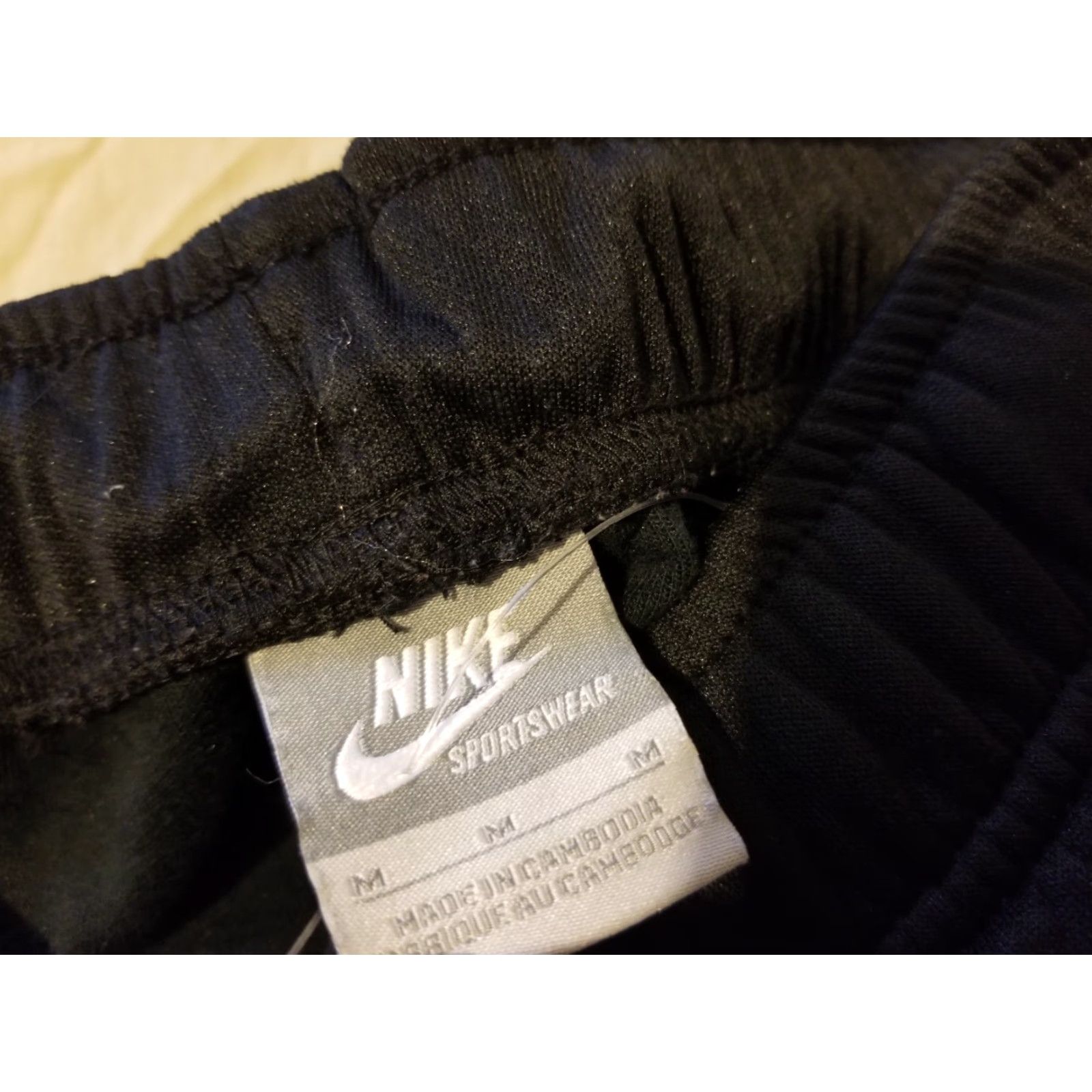 Nike Nike Pants Mens M Medium Black Athletic Gym Workout Dri-FIT Sweatpants Sports Straight Regular Size US 31 - 5 Thumbnail