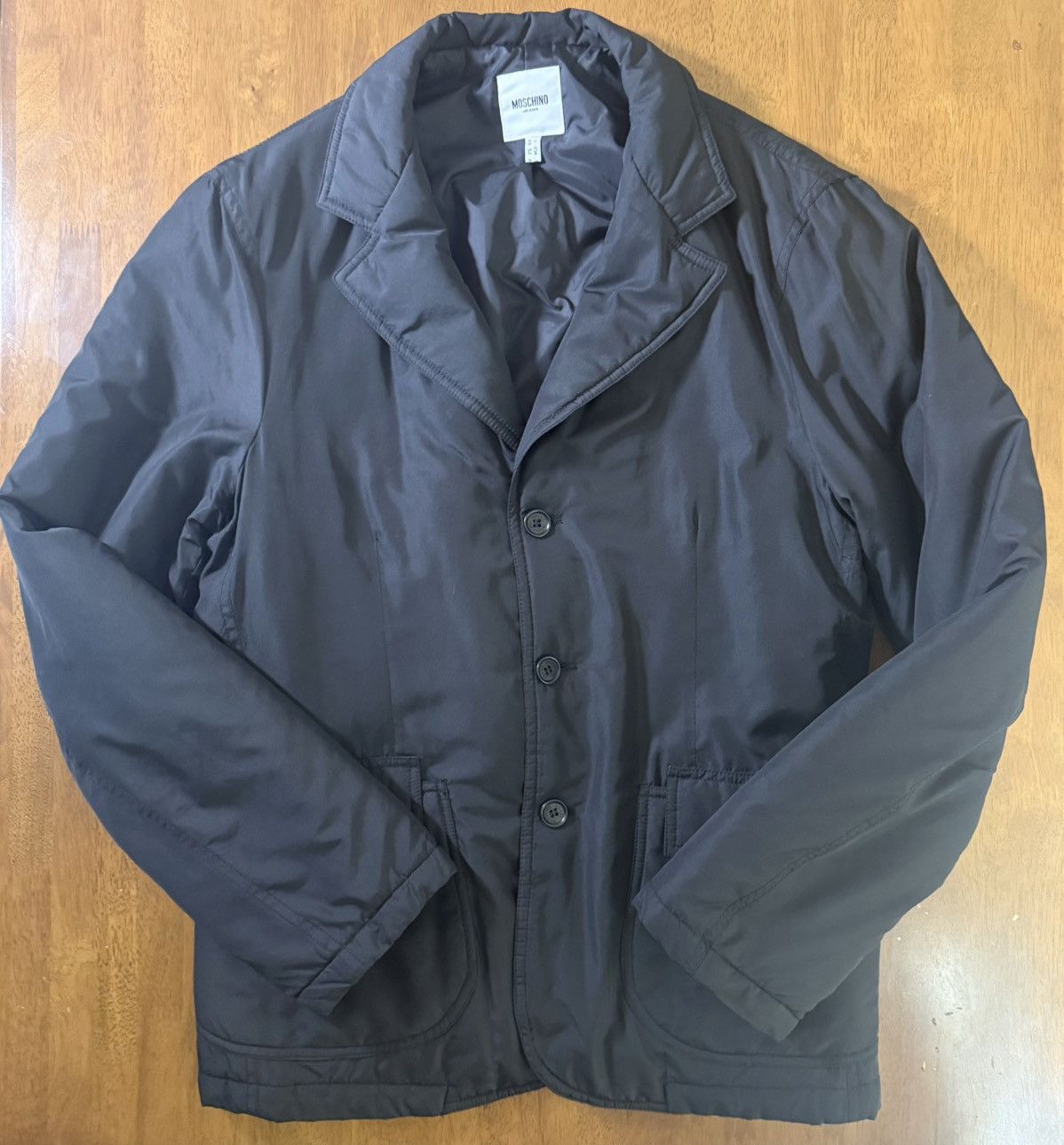Moschino Moschino Jeans Uomo Back Logo Padded Jacket Size 48 Y2K Size US M / EU 48-50 / 2 - 1 Thumbnail