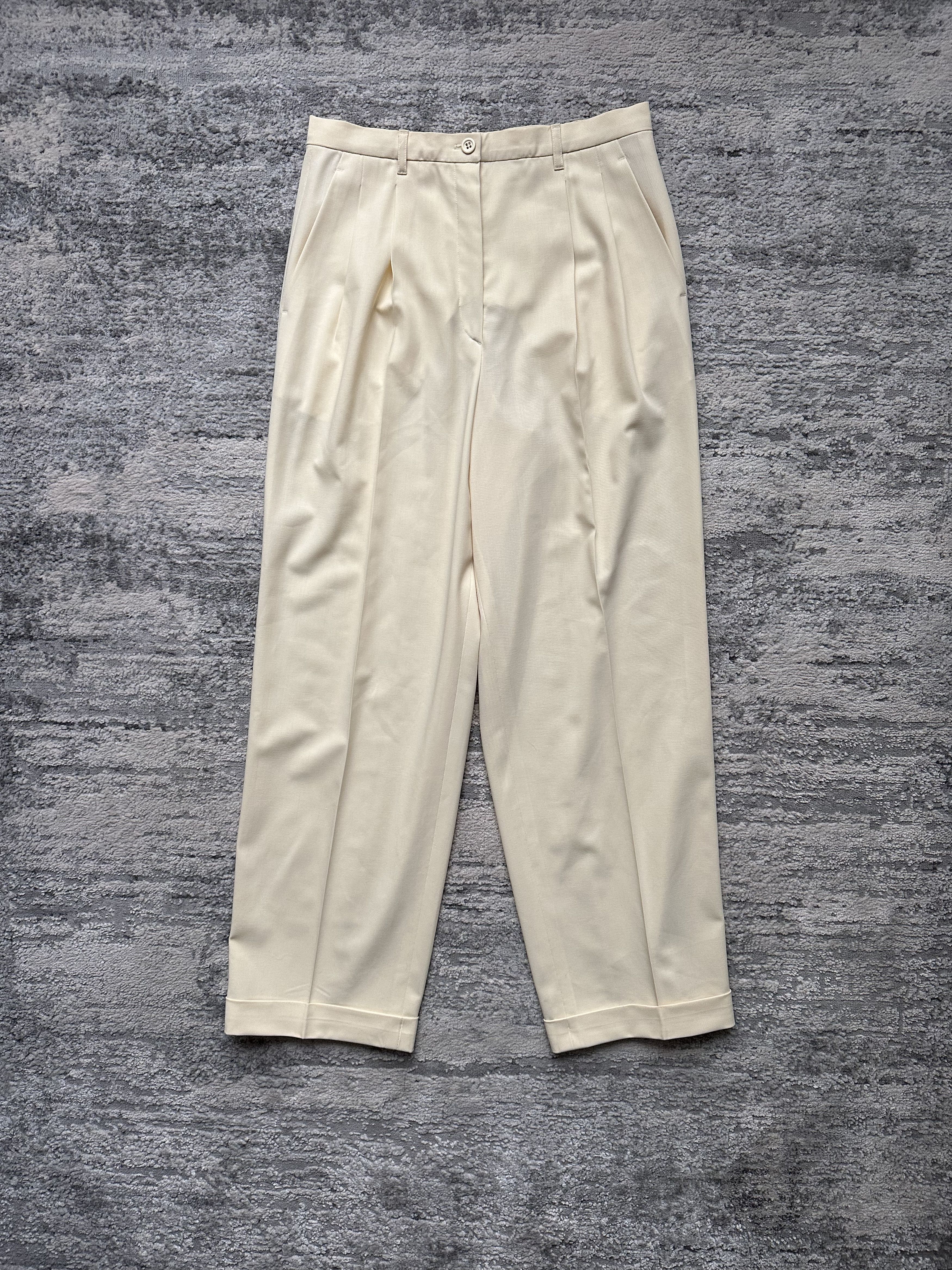 Jil Sander Jil Sander butter yellow pants vintage rare Size 25" / US 0 / IT 36 - 1 Thumbnail