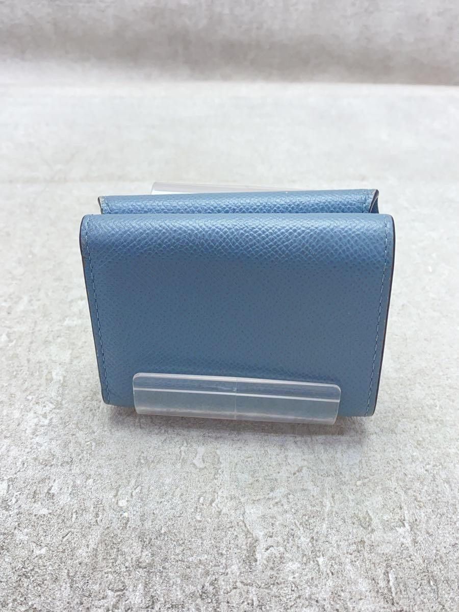 Dior Dior Leather Bi-Fold Wallet Blue Size ONE SIZE - 2 Thumbnail