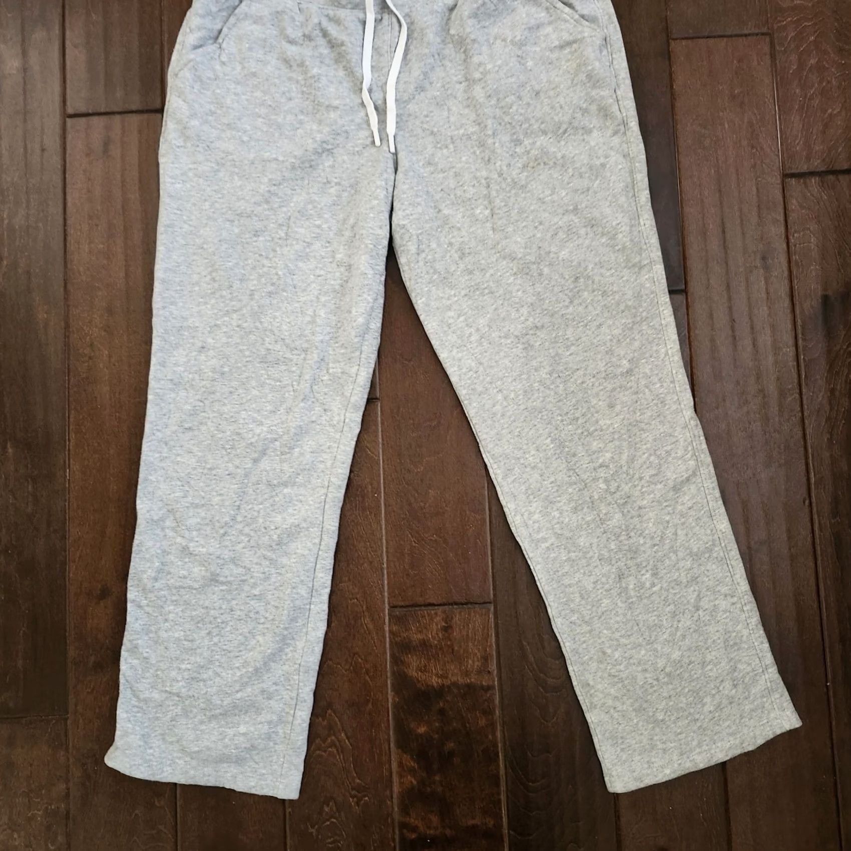 Tek Gear Tek Gear Mens Large Gray Ultrasoft Fleece Jogger Pants Lounge Regular Fit Pull On Pants Mens Lounge Gray L Regular Cotton Polyester Ulrasoft Fleece Size US 33 - 3 Thumbnail