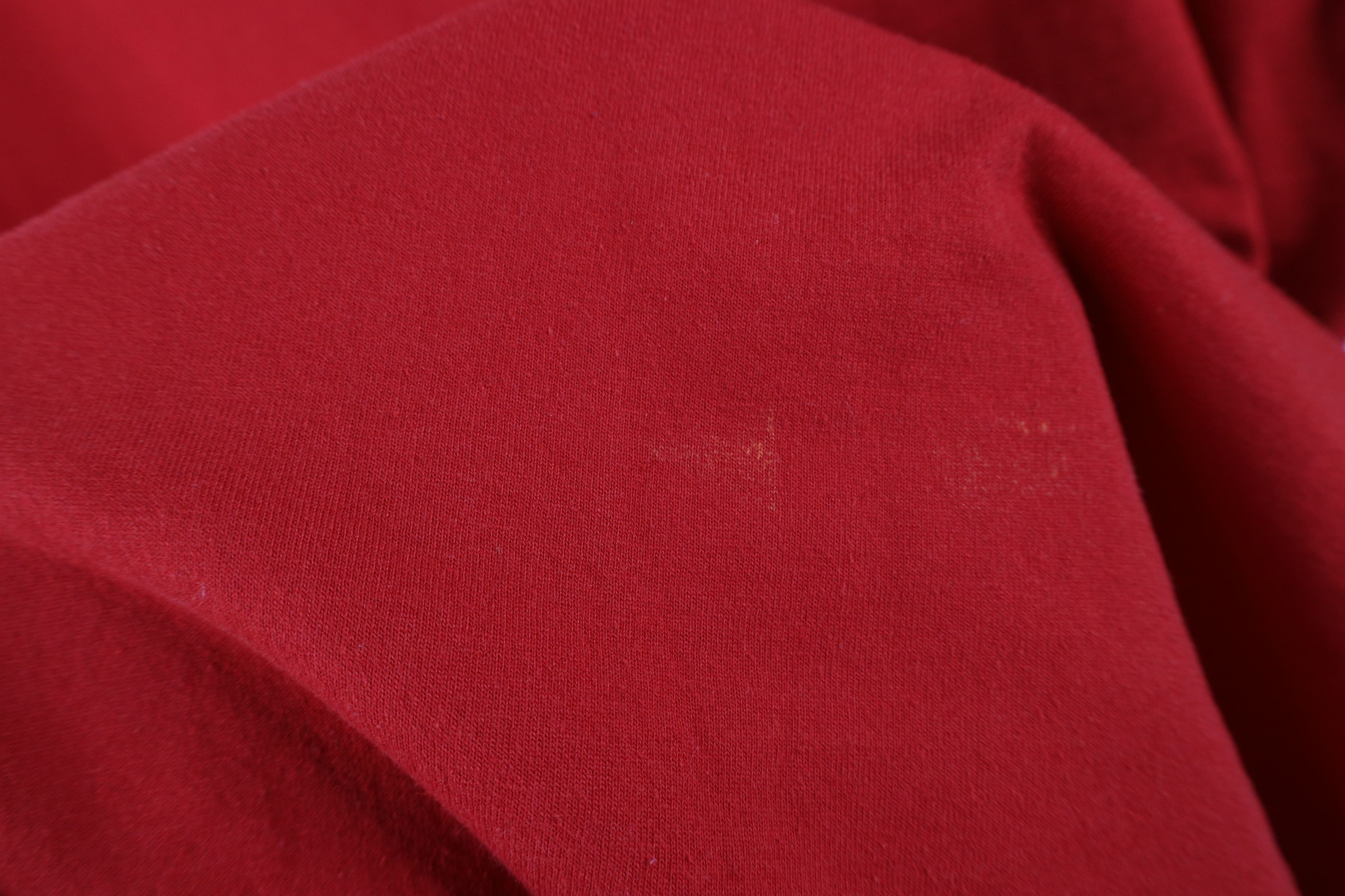 Vintage Vintage 90s Streetwear Blank Short Sleeve T-Shirt Red USA Size US XXL / EU 58 / 5 - 6 Thumbnail