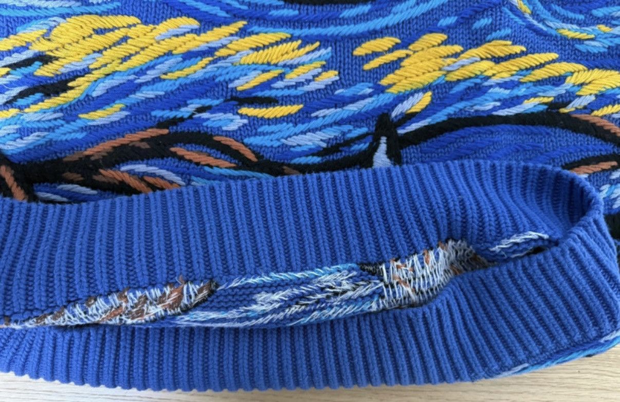 YITAI YITAI Starry Night Embroidery Sweater Size US L / EU 52-54 / 3 - 4 Thumbnail