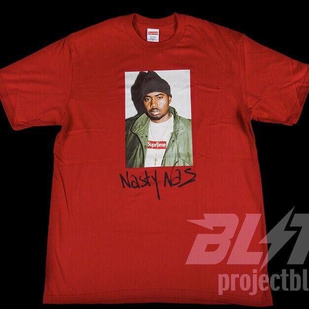 Supreme FW17 SUPREME NAS TEE RED M MEDIUM 2017 Size US M / EU 48-50 / 2 - 1 Thumbnail