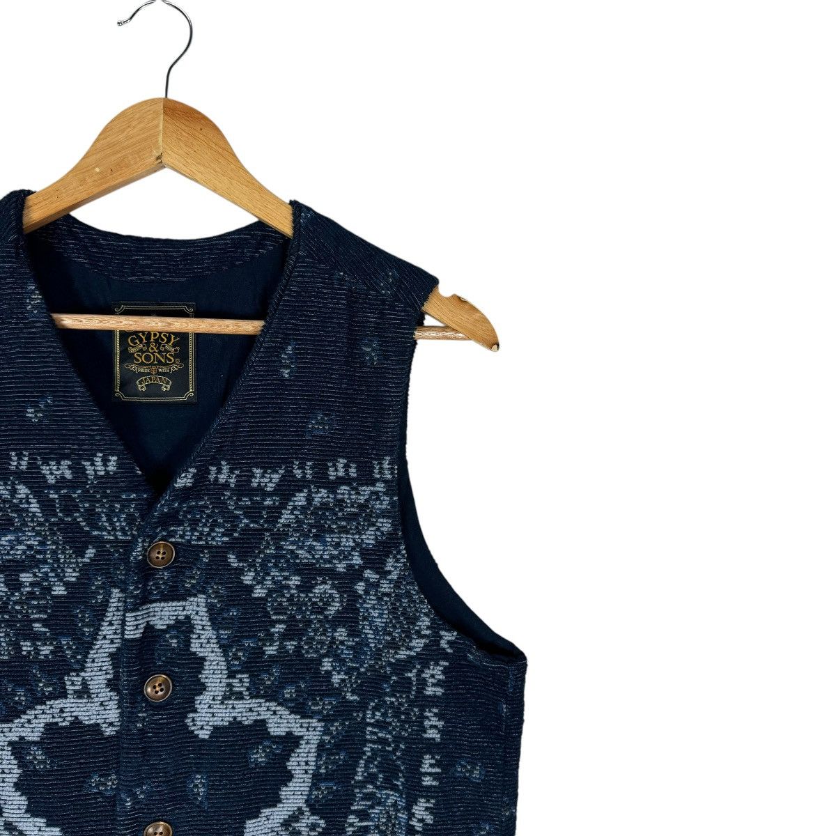 Gypsy × Japanese Brand ☀️GYPSY & SONS JAPAN PAISLEY VEST Size US L / EU 52-54 / 3 - 3 Thumbnail