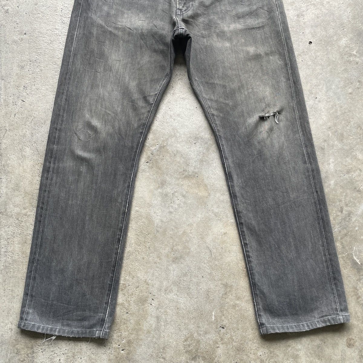 Japanese Brand Vintage Japanese Brand Faded Black Jeans Denim Pants W35 Size US 35 - 4 Thumbnail