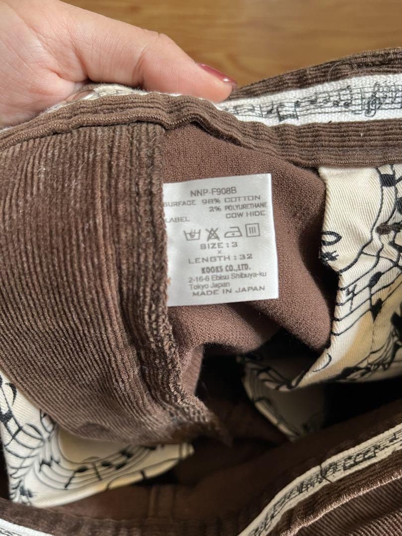 Number (N)ine Corduroy Pants Size US 32 / EU 48 - 7 Thumbnail