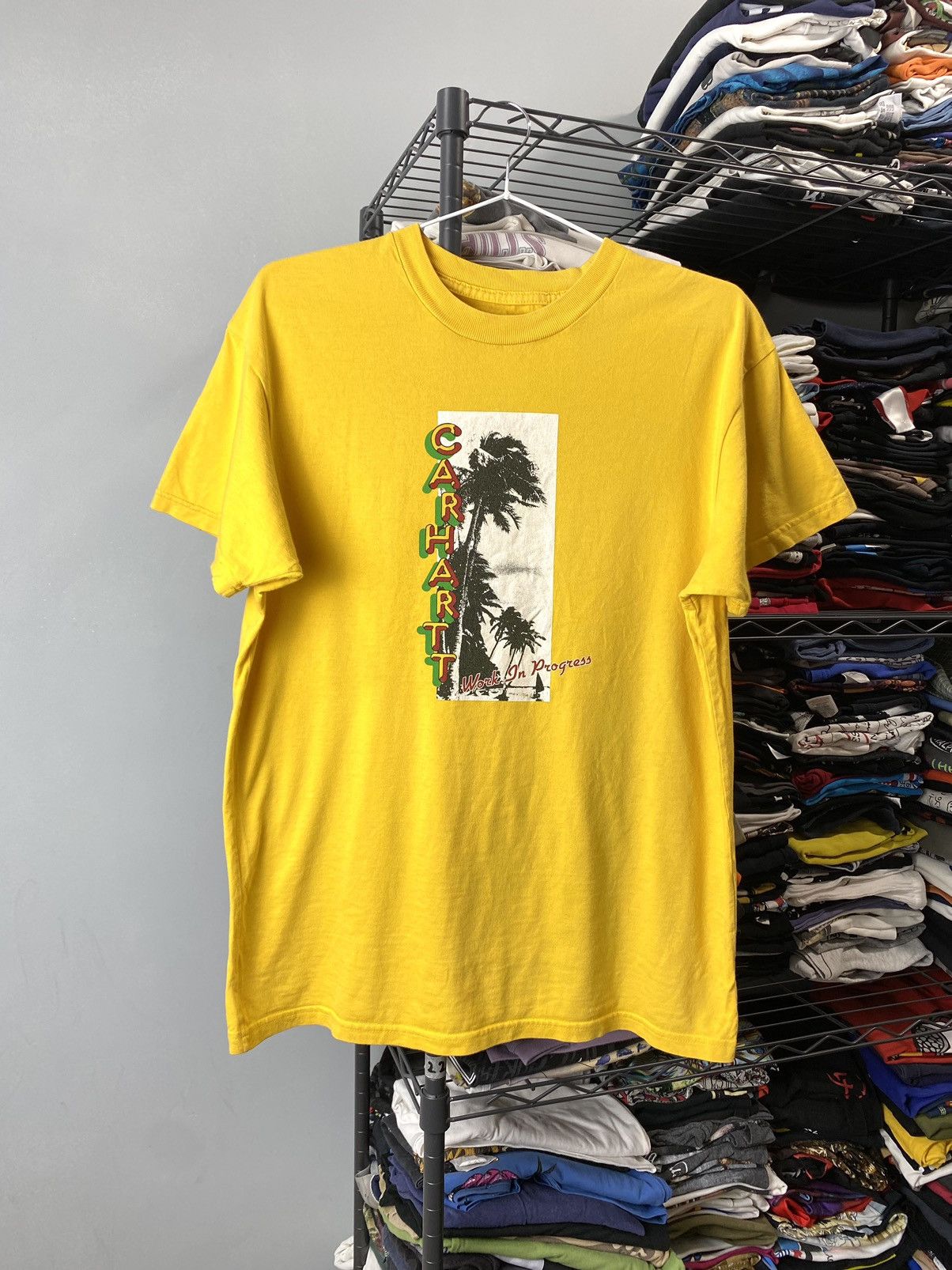 Carhartt Y2K Vintage Carhartt T Shirt Hype Retro Rasta Bob Marley Size US S / EU 44-46 / 1 - 1 Thumbnail