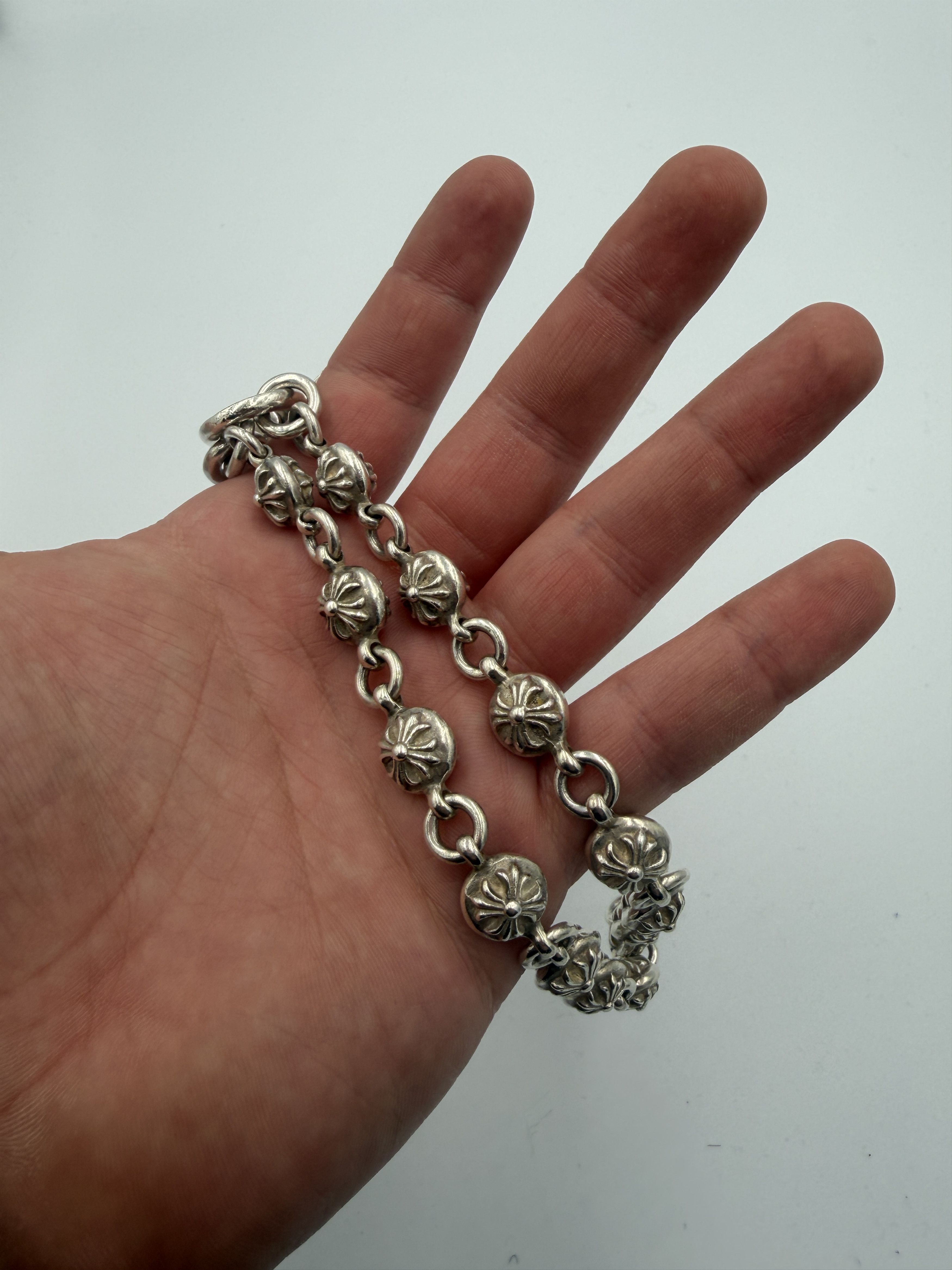 Chrome Hearts Chrome Hearts Silver Cross Ball Wallet Chain Size ONE SIZE - 7 Thumbnail