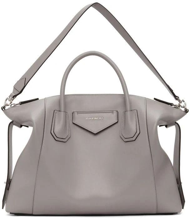 Givenchy o1srvl11e0824 Size: OS/ Medium Antigona Soft Bag in Grey Size ONE SIZE - 1 Thumbnail
