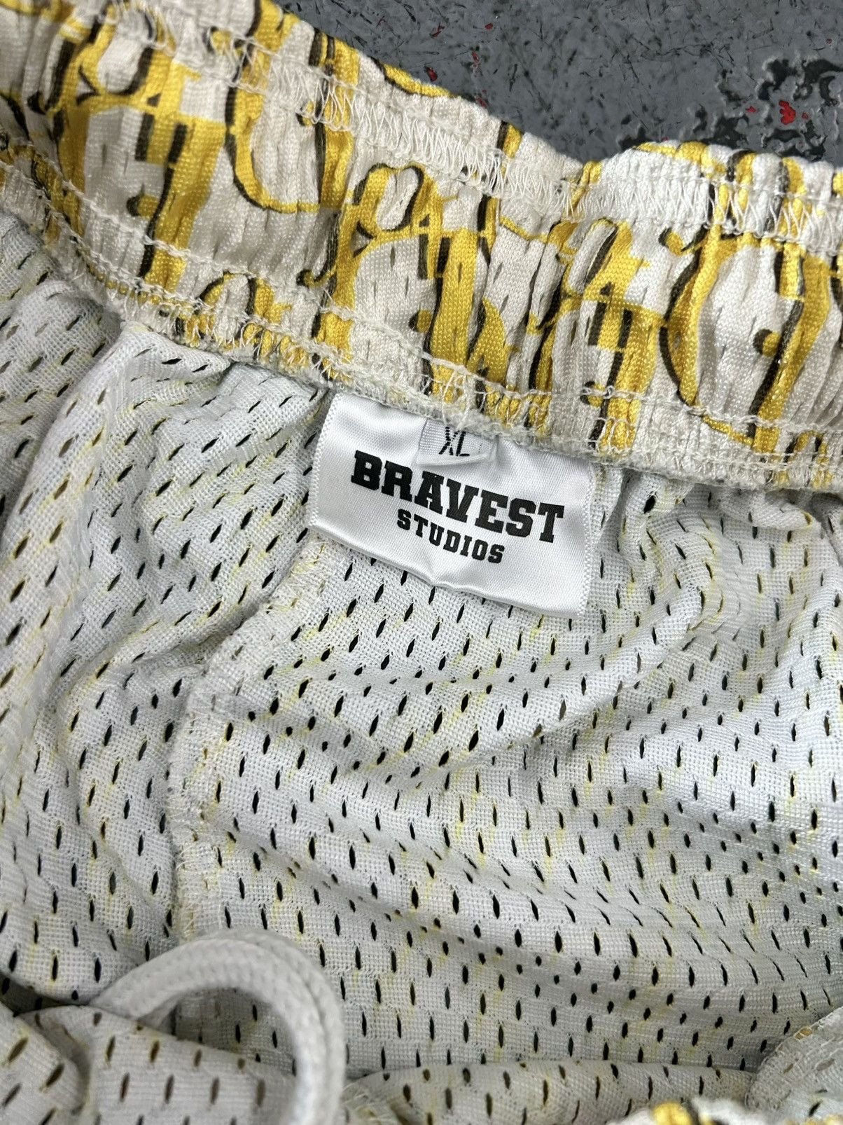 Bravest Studios Bravest Studios Yellow Dior Shorts Size XL NEW Size US 40 / EU 56 - 2 Thumbnail