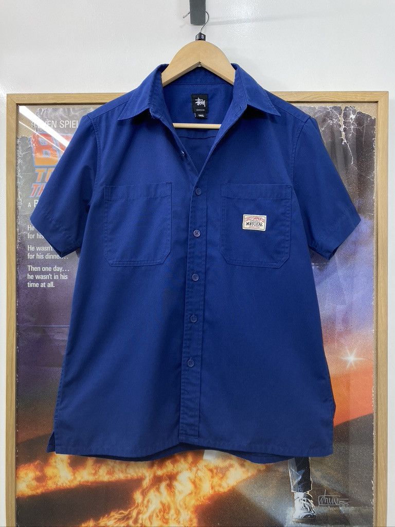 Stussy Stussy Workgear Long Haul Motorbike Button Up Work Shirt Size US S / EU 44-46 / 1 - 3 Thumbnail