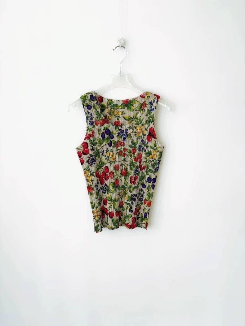 Issey Miyake Issey Miyake Cherry vest Size L / US 10 / IT 46 - 2 Thumbnail
