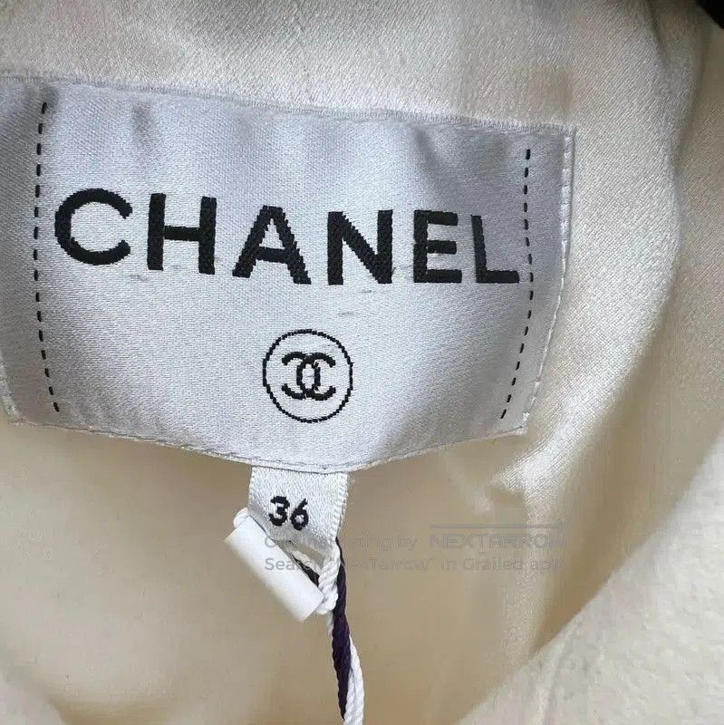 Chanel Chanel Cream Double-Breasted Women's Coat . Size M / US 6-8 / IT 42-44 - 6 Thumbnail
