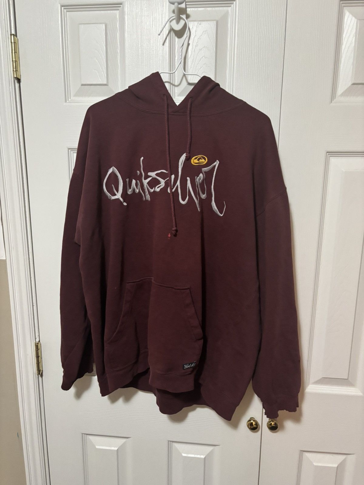 Quiksilver Y2K boxy quicksilver hoodie Size US XL / EU 56 / 4 - 1 Thumbnail
