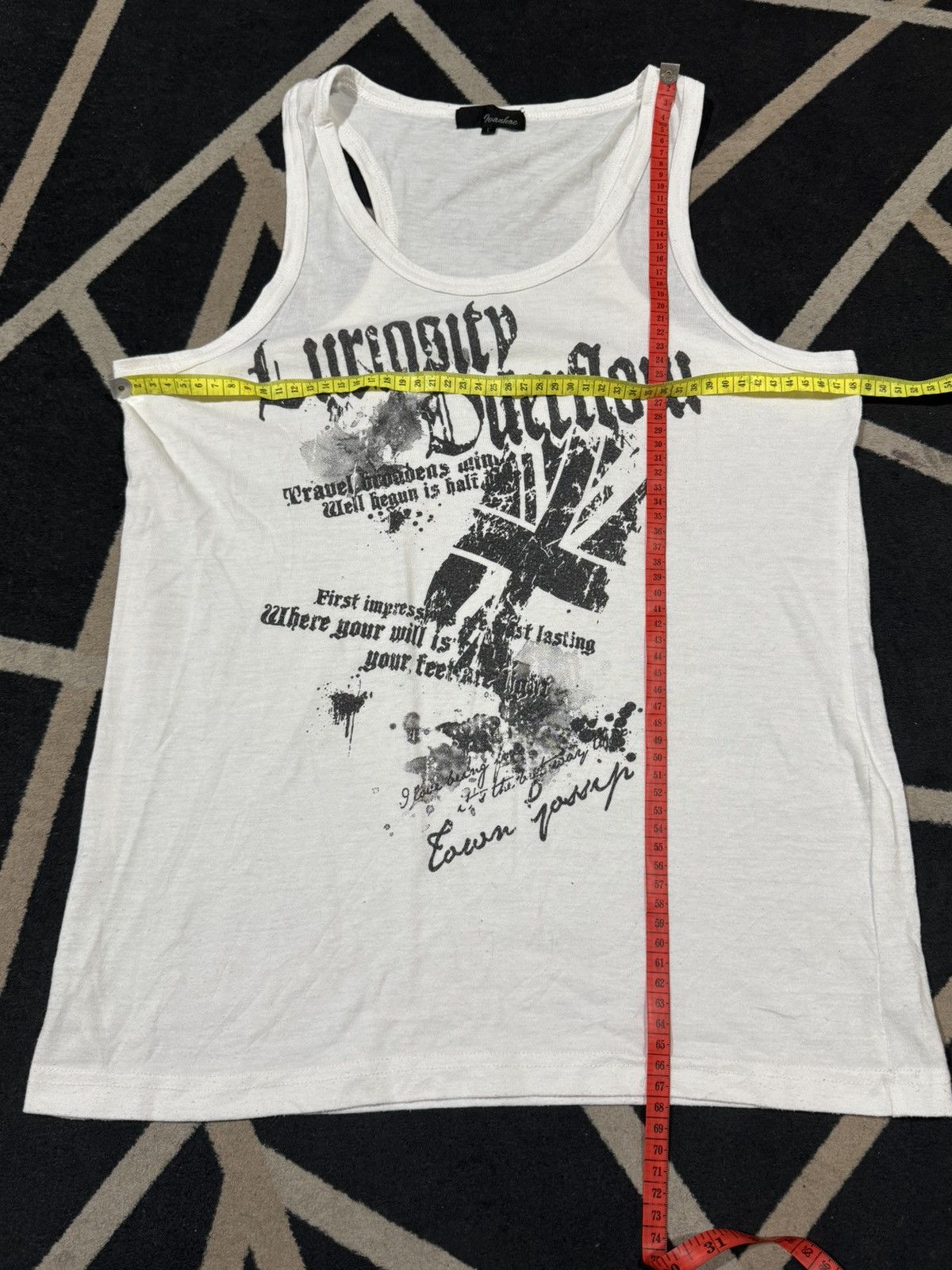 Tornado Mart England Poem Tanktop Japanese Styled ifsix lgb Size US M / EU 48-50 / 2 - 3 Thumbnail