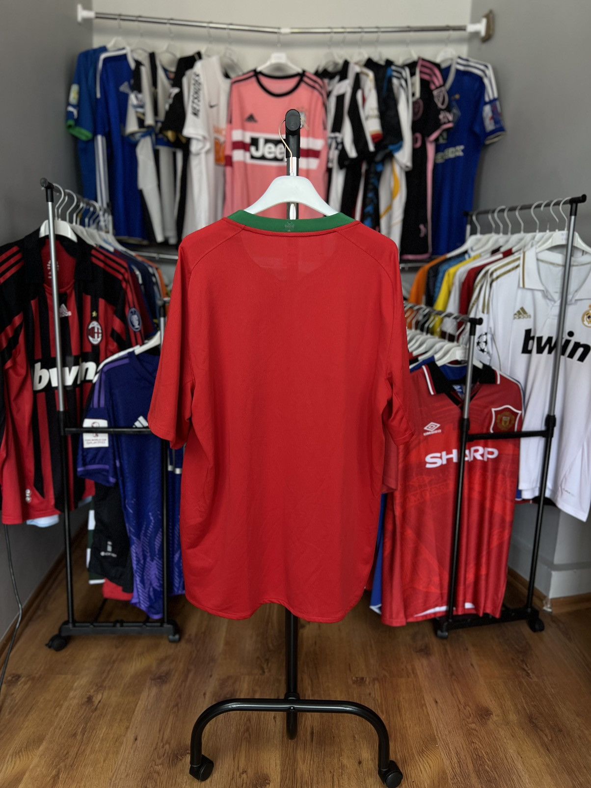 Nike Soccer Jersey Nike Portugal 2008/10 Vintage Shirt Size US L / EU 52-54 / 3 - 2 Thumbnail