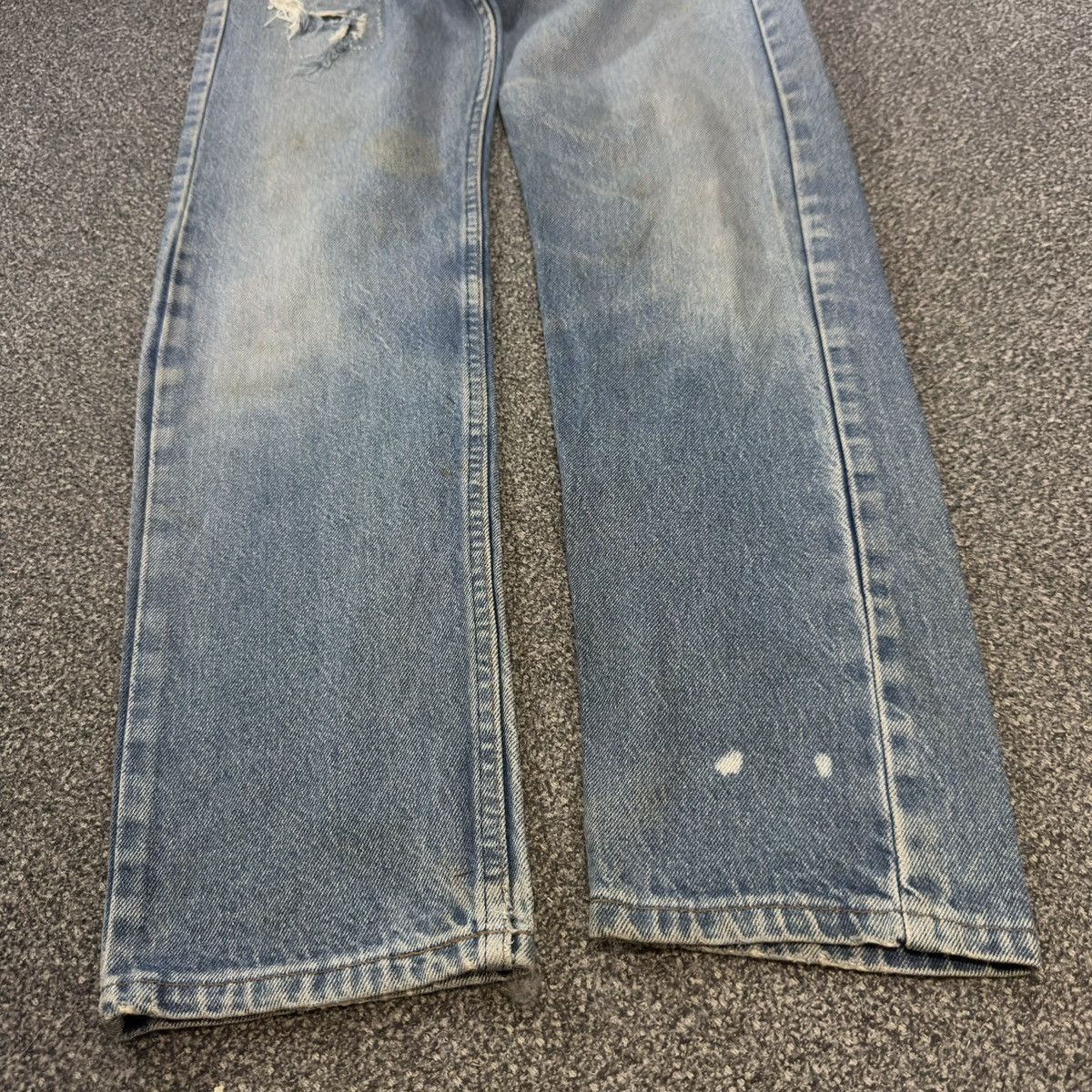 Levi's Vintage Clothing 🔥🇺🇸 Vintage Levi’s 505-0217 Orange Tab Stone Wash Denim Size US 31 - 7 Thumbnail