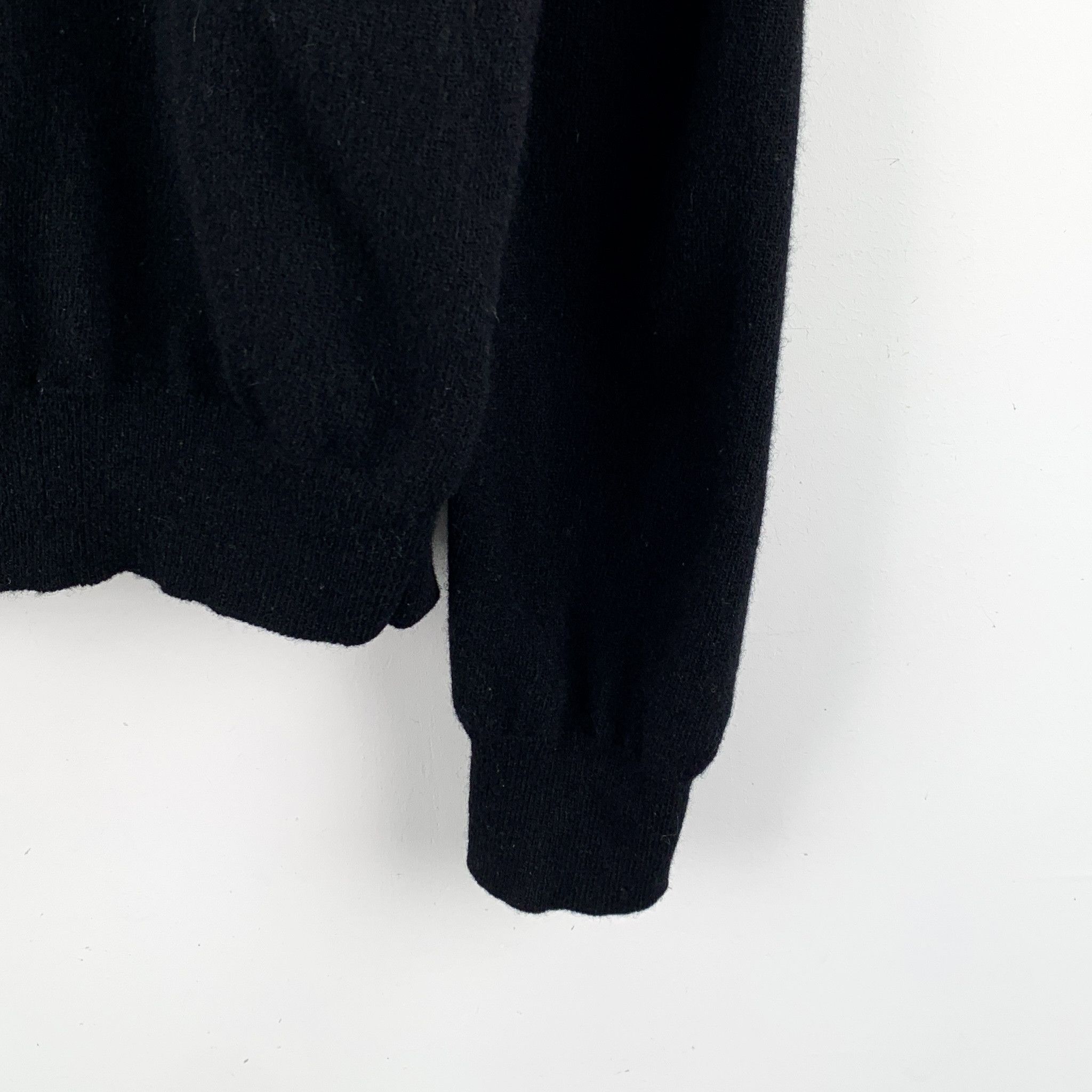 Moncler Moncler Logo Wool Sweater Black (XXL) Size US XXL / EU 58 / 5 - 4 Thumbnail