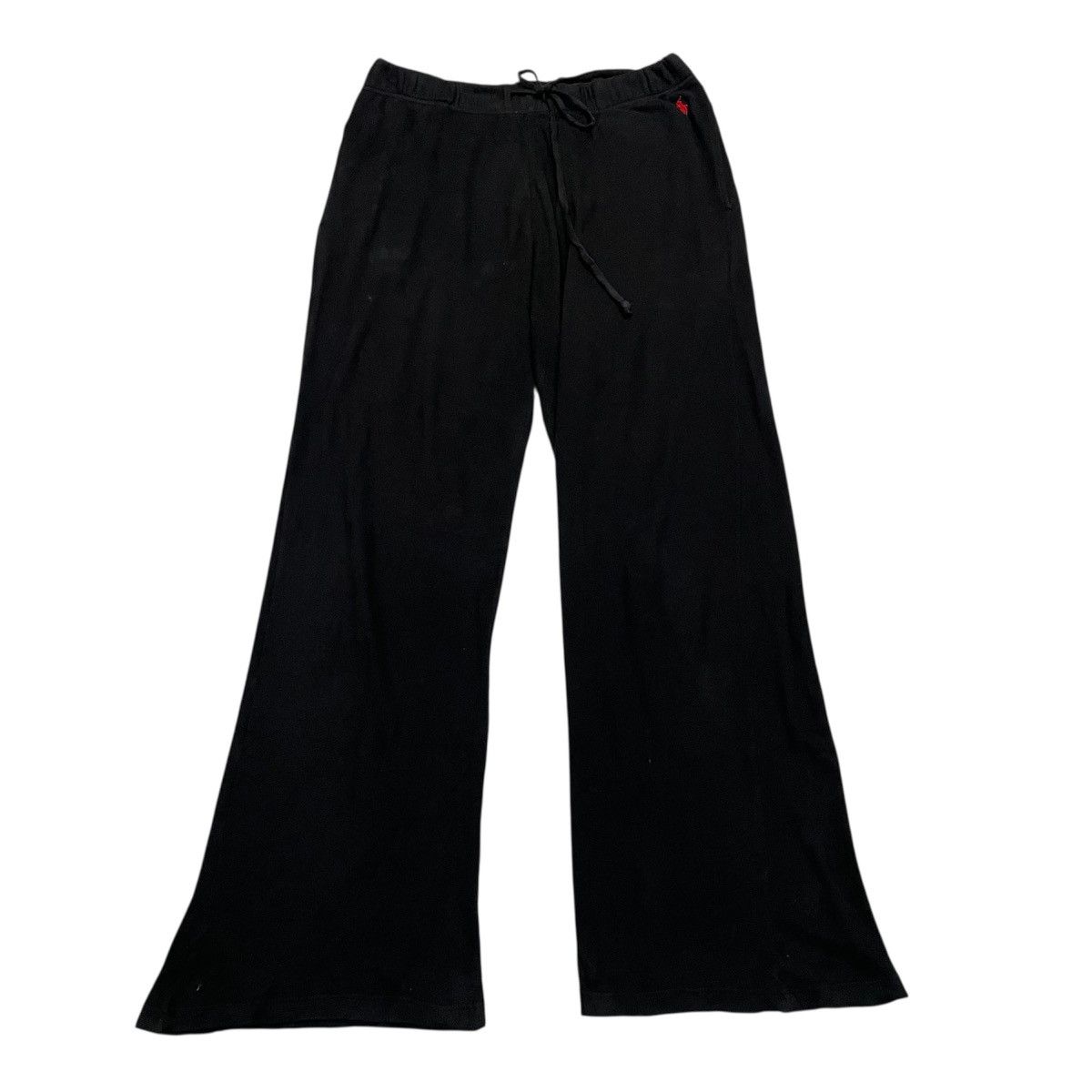 Polo Ralph Lauren Polo Ralph Lauren Black Wide Leg Lounge Pants Size US 34 / EU 50 - 1 Thumbnail